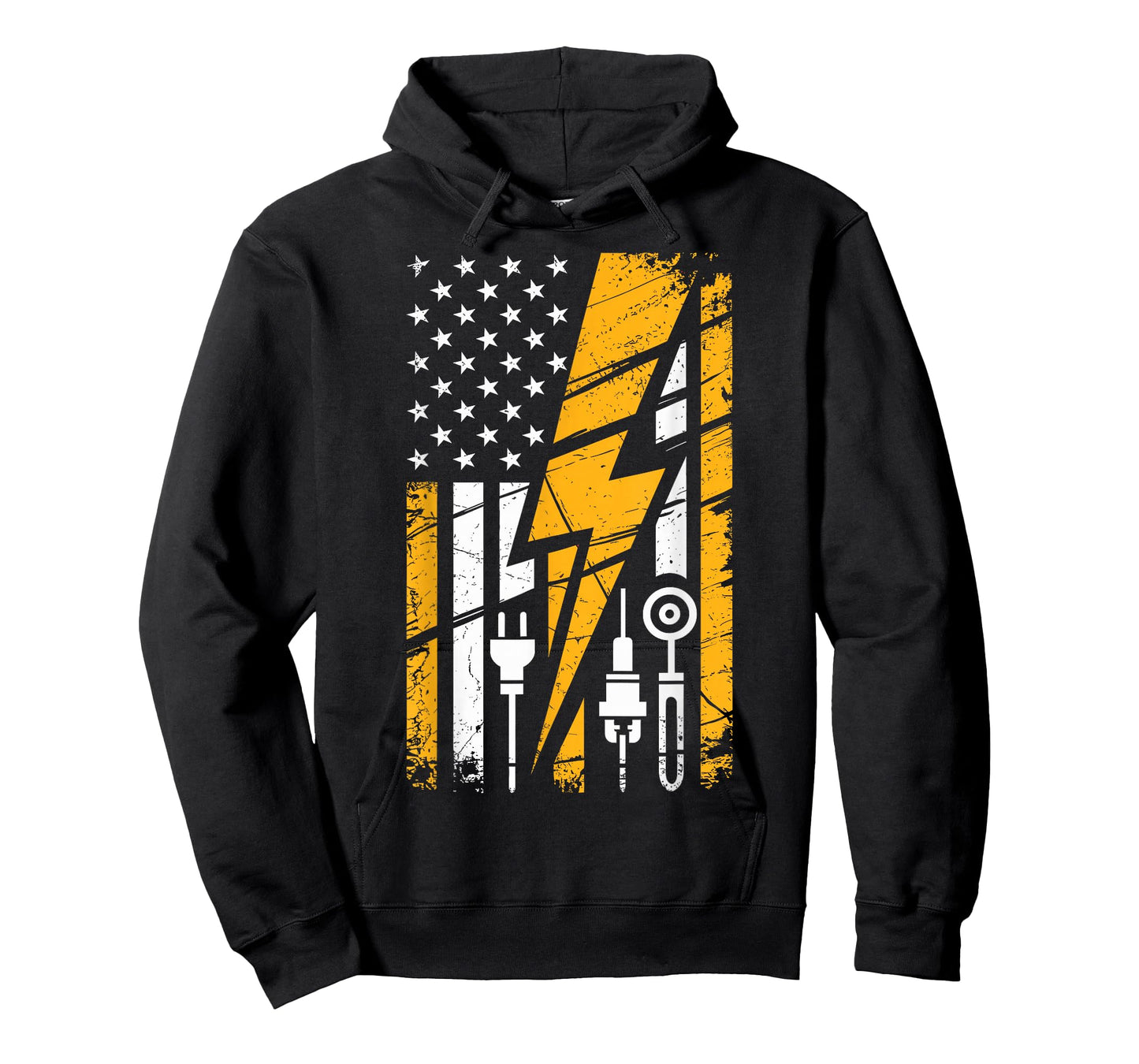 Electrician US Flag Tools for Electricians Vintage T-Shirt