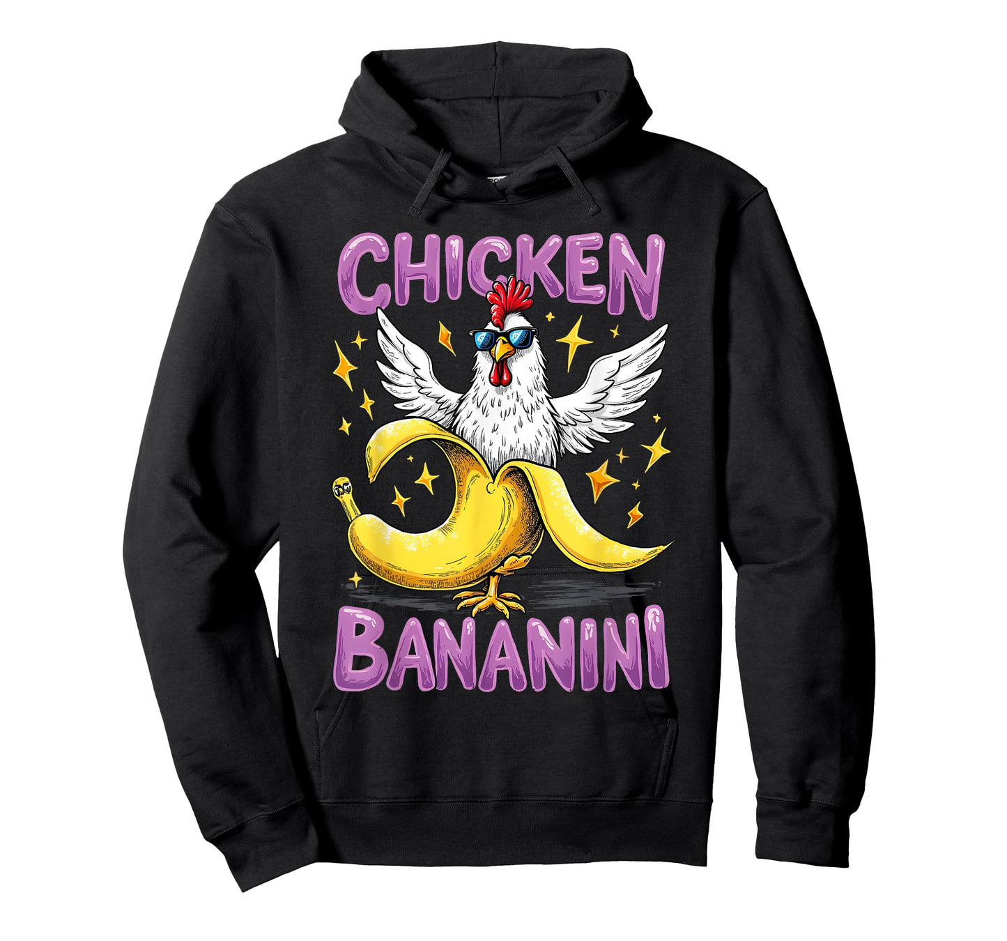 Chicken Bananini Funny Banana Chicken Cool Farm Animal Art T-Shirt