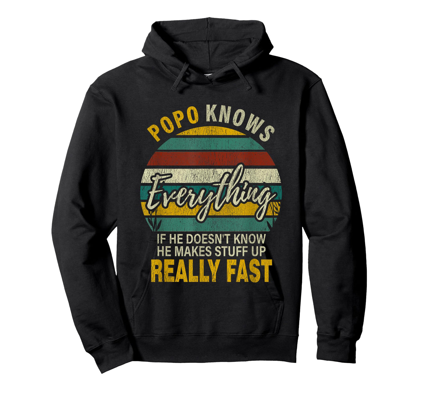 Popo Know Everything Grandpa Christmas Gifts T-Shirt