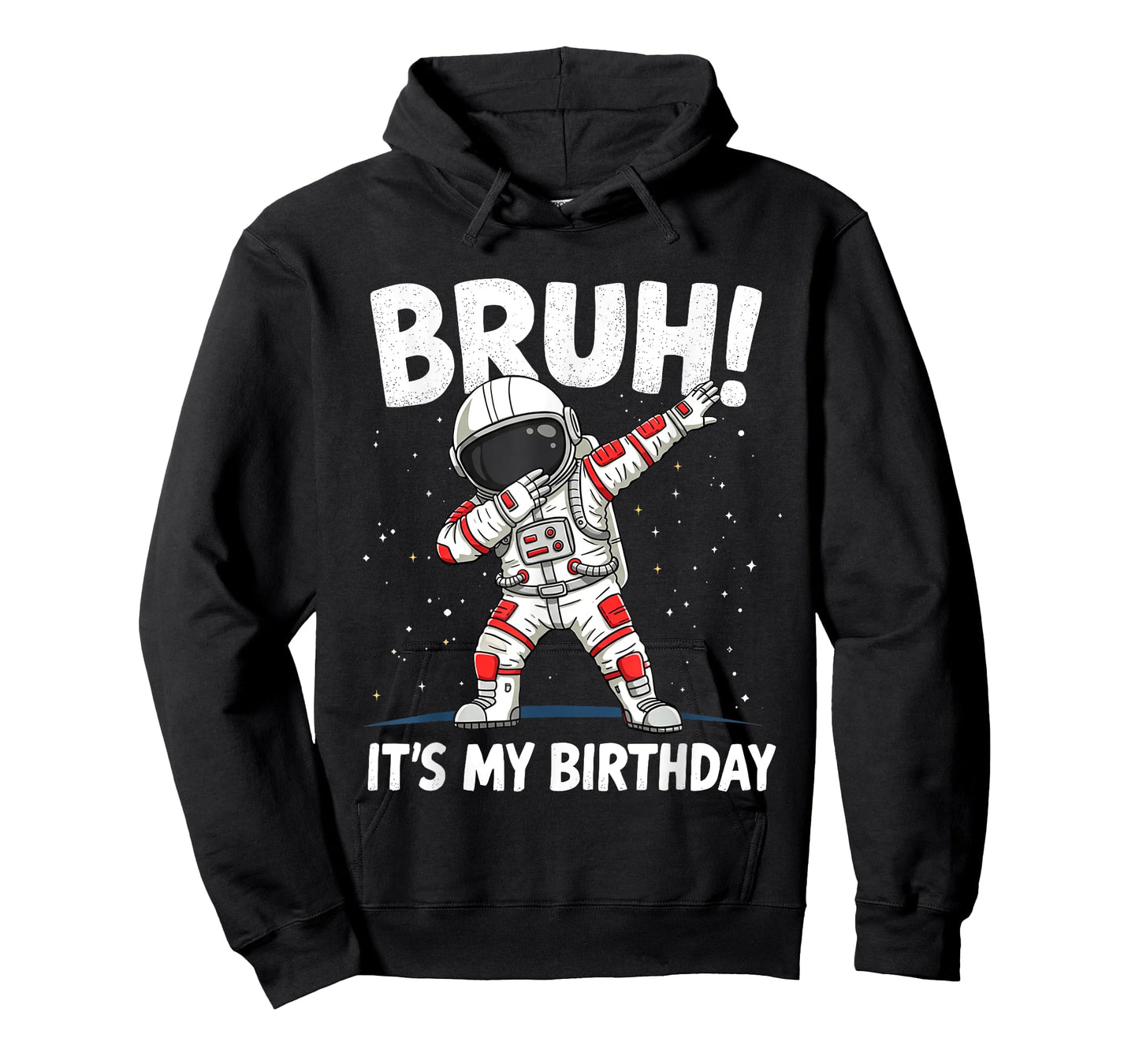 Bruh It's My Birthday Dabbing Astronaut 1 2 3 4 5 6 BDay Boy T-Shirt
