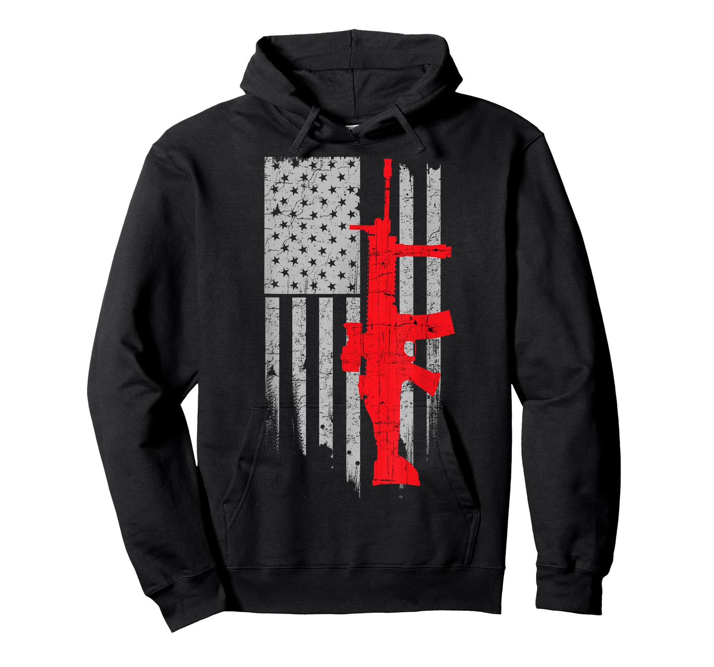 FN SCAR Stars & Stripes Flag Shirt Red T-Shirt