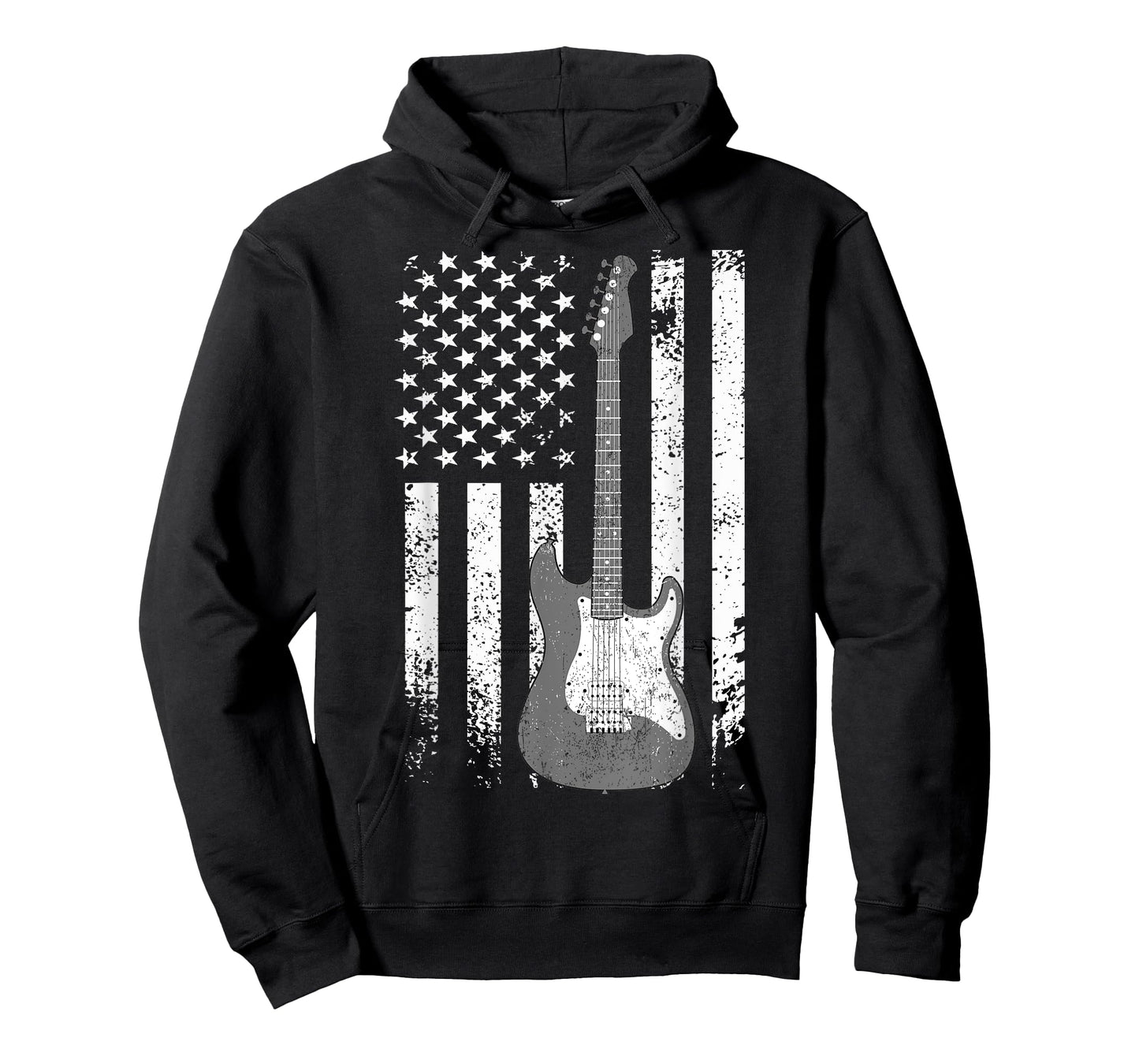 Bassist - USA American Flag Bass Guitar Player Musician T-Shirt