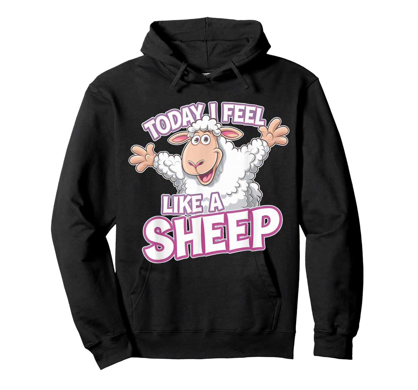 Childrens Today I feel like a Sheep Funny Farm Animal Humor T-Shirt