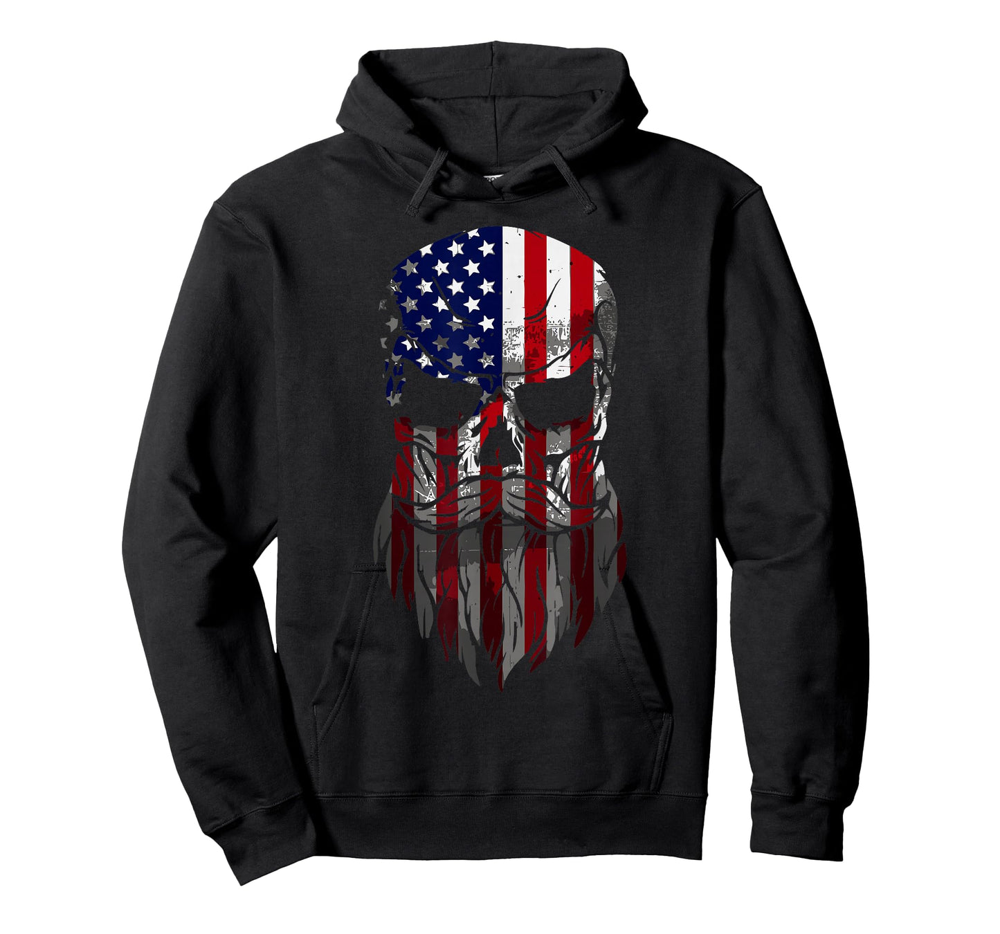 American Beard Skull Men's T-Shirt T-Shirt