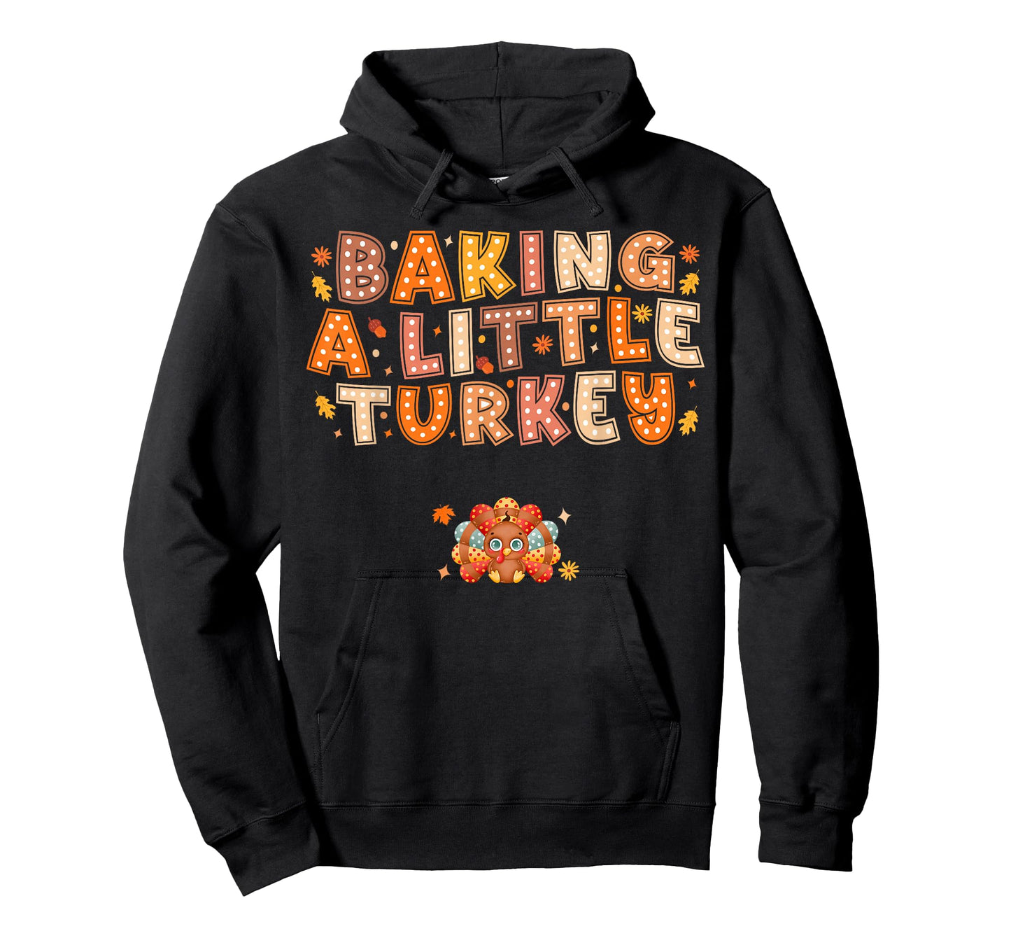 Baking a Little Turkey Thanksgiving Pregnancy Announcement T-Shirt