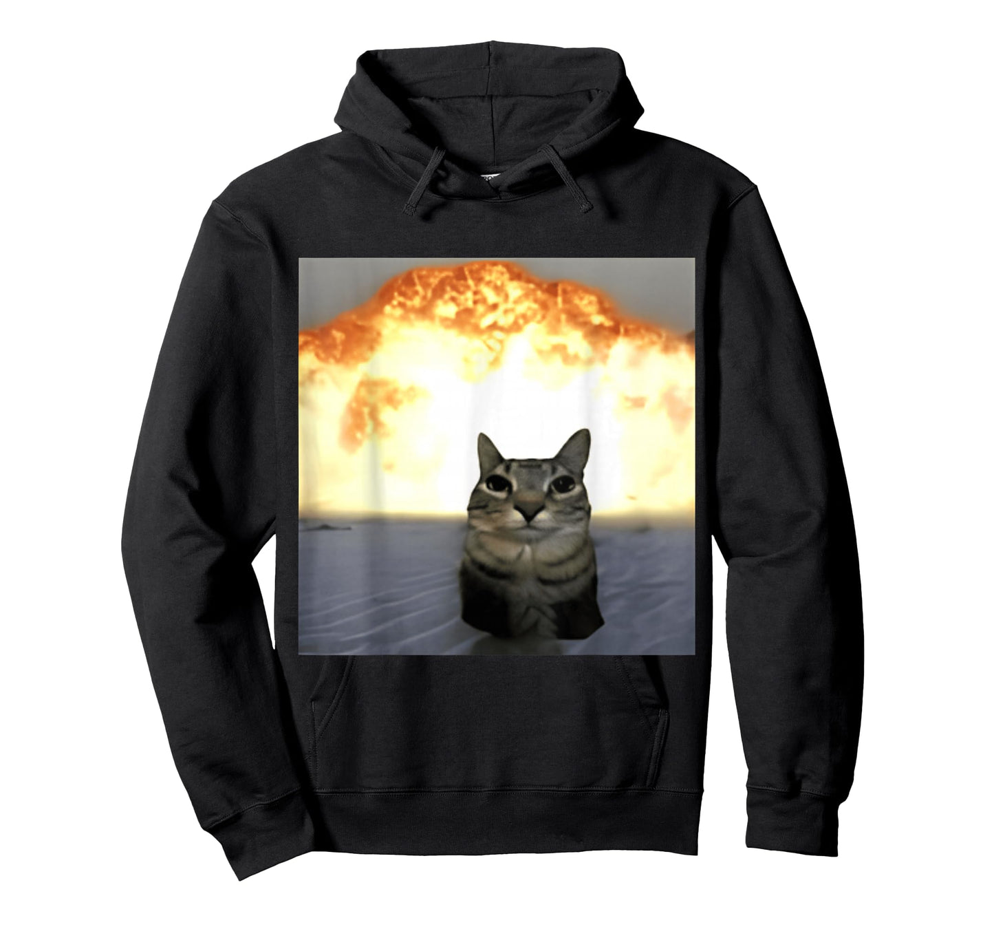 Vintage FUNNY Cat Explosion T-Shirt