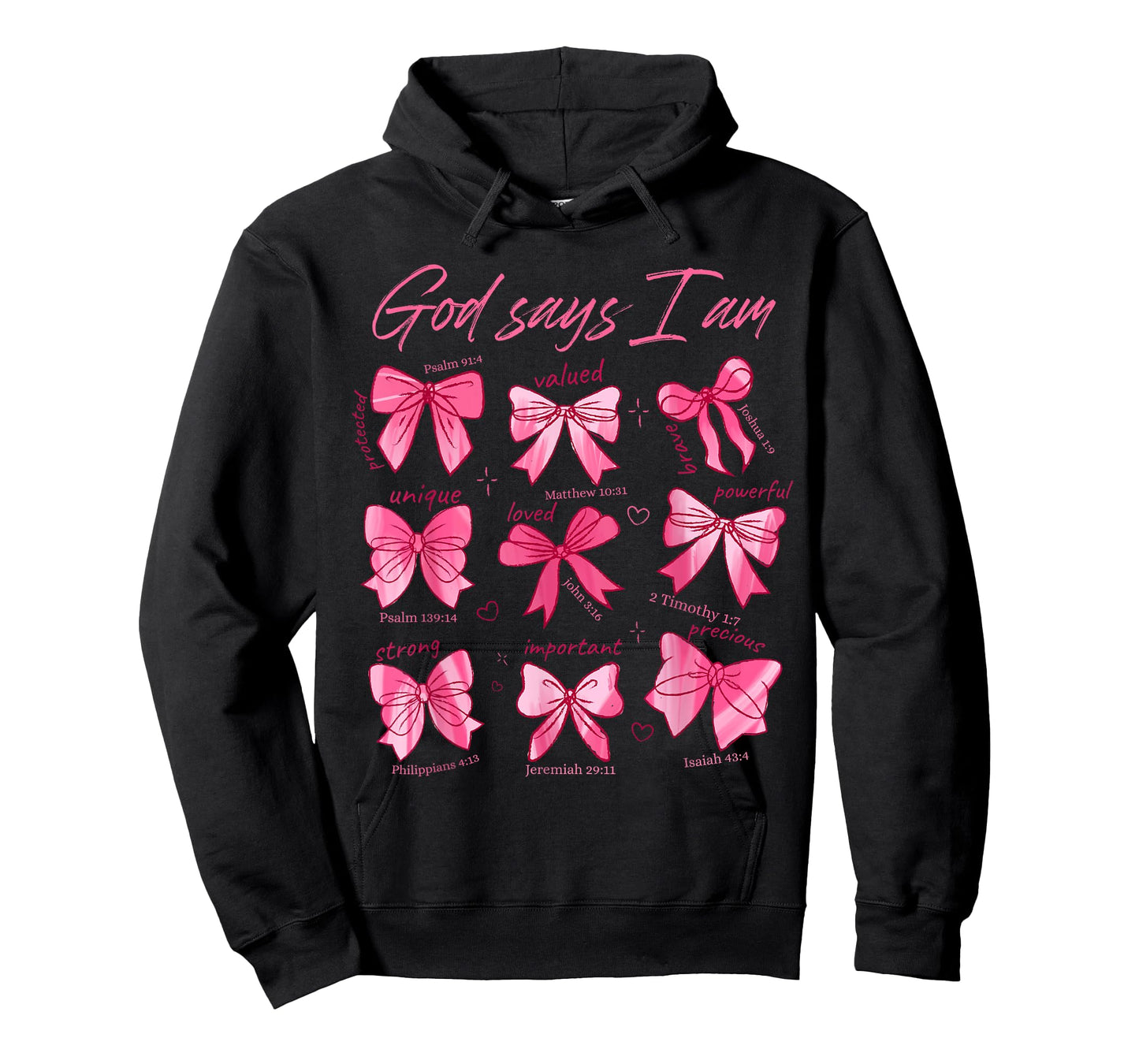 Christian God Say Am Bow Jesus Teen Girl Women Good Sister T-Shirt