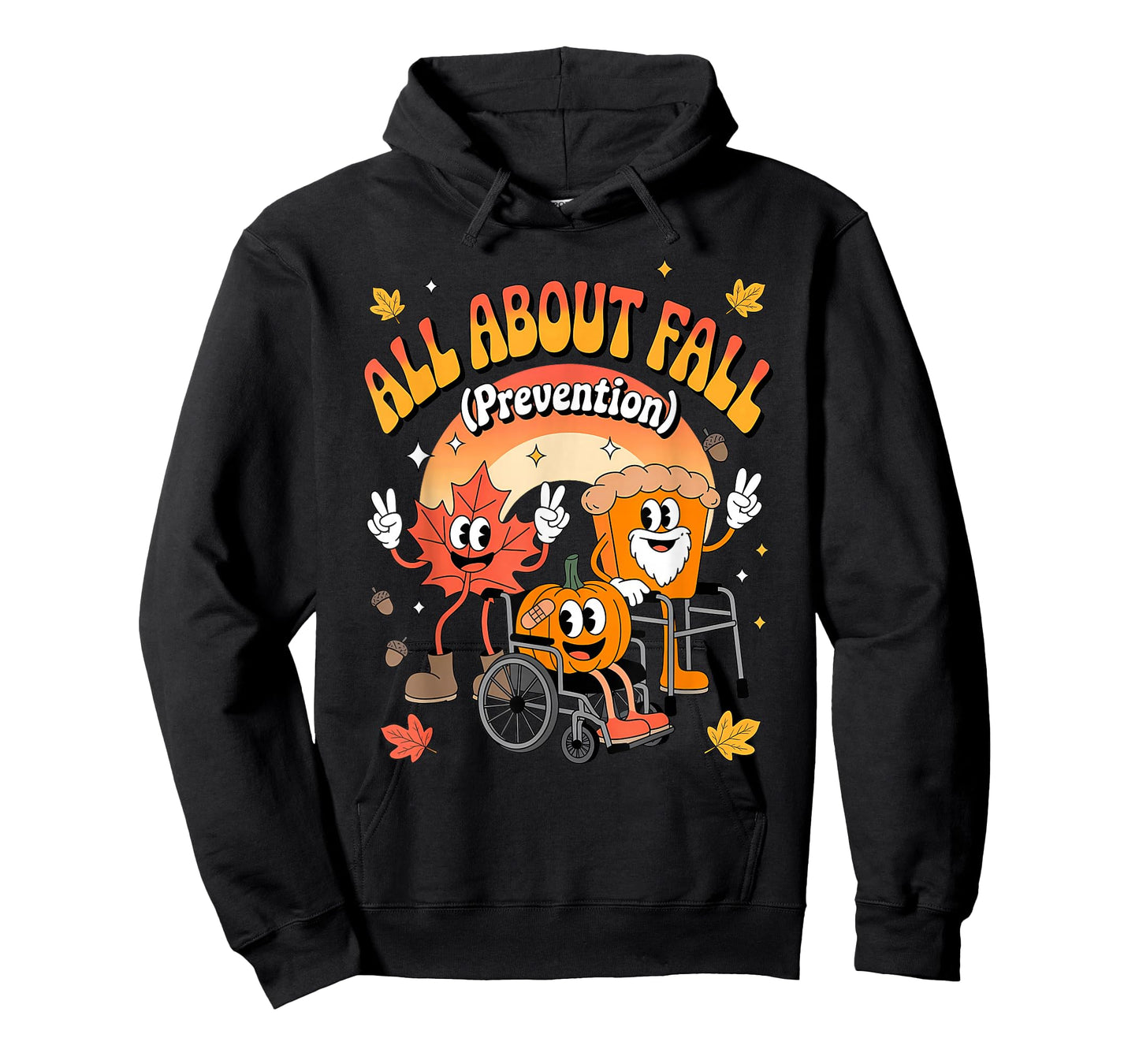 All About Fall Prevention Fall Nurse Healthcare Thanksgiving T-Shirt