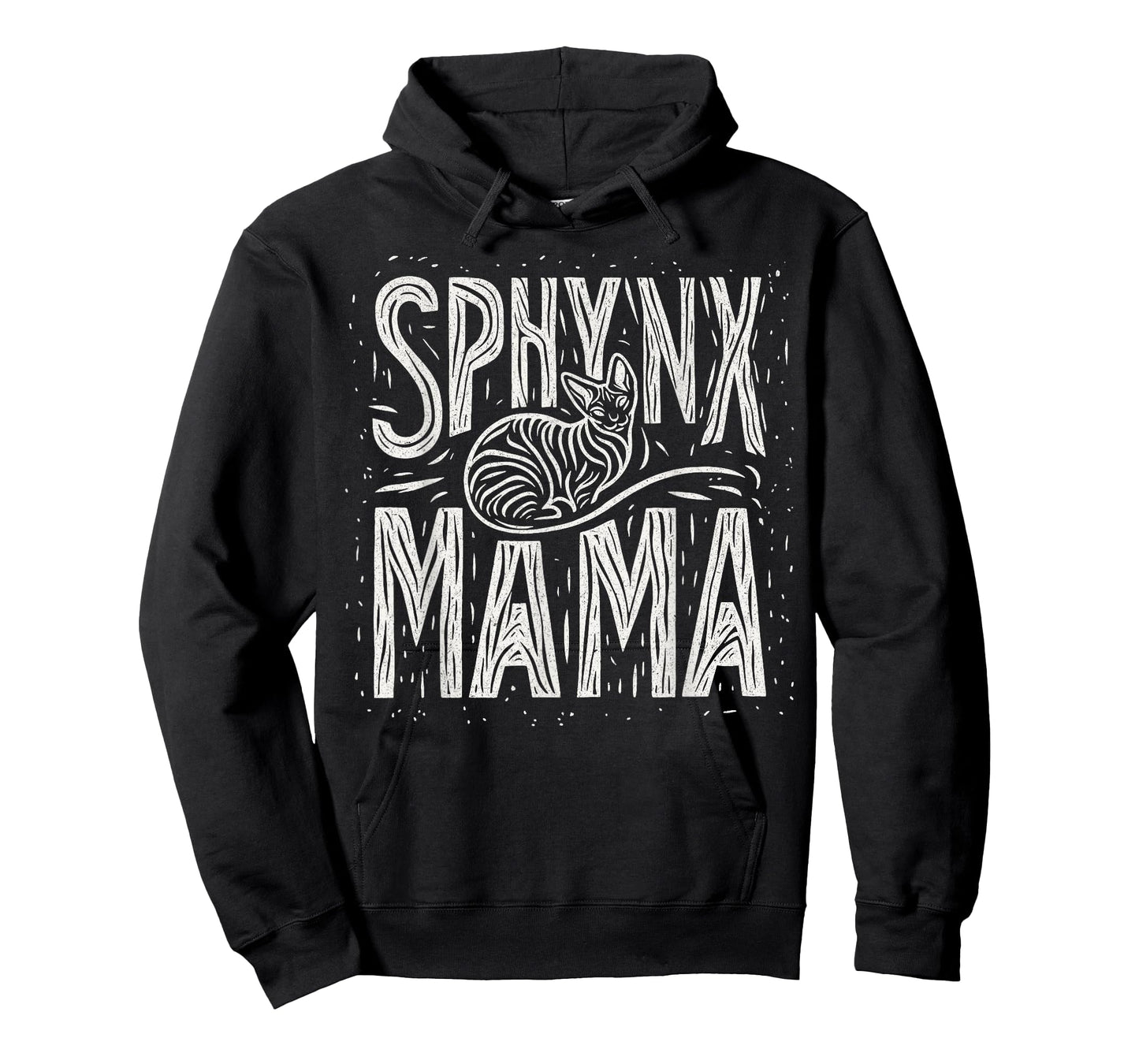 Sphynx Mama Sphynx Mom Cute Hairless Wrinkly Cat Artistic T-Shirt