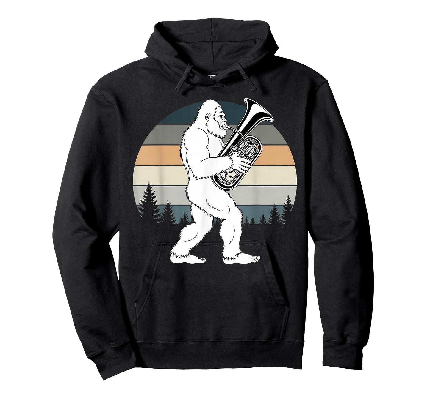 Bigfoot Euphoniumist Marching Band Baritone Euphonium T-Shirt