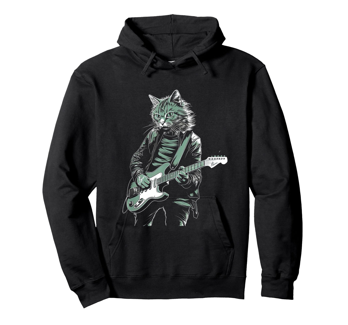Cat Playing Bass Guitar Guitarist Rocker cool T-Shirt