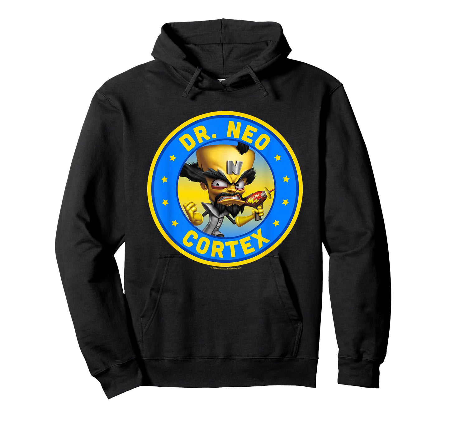 Crash Bandicoot Dr. Neo Cortex Star Spangled Logo T-Shirt