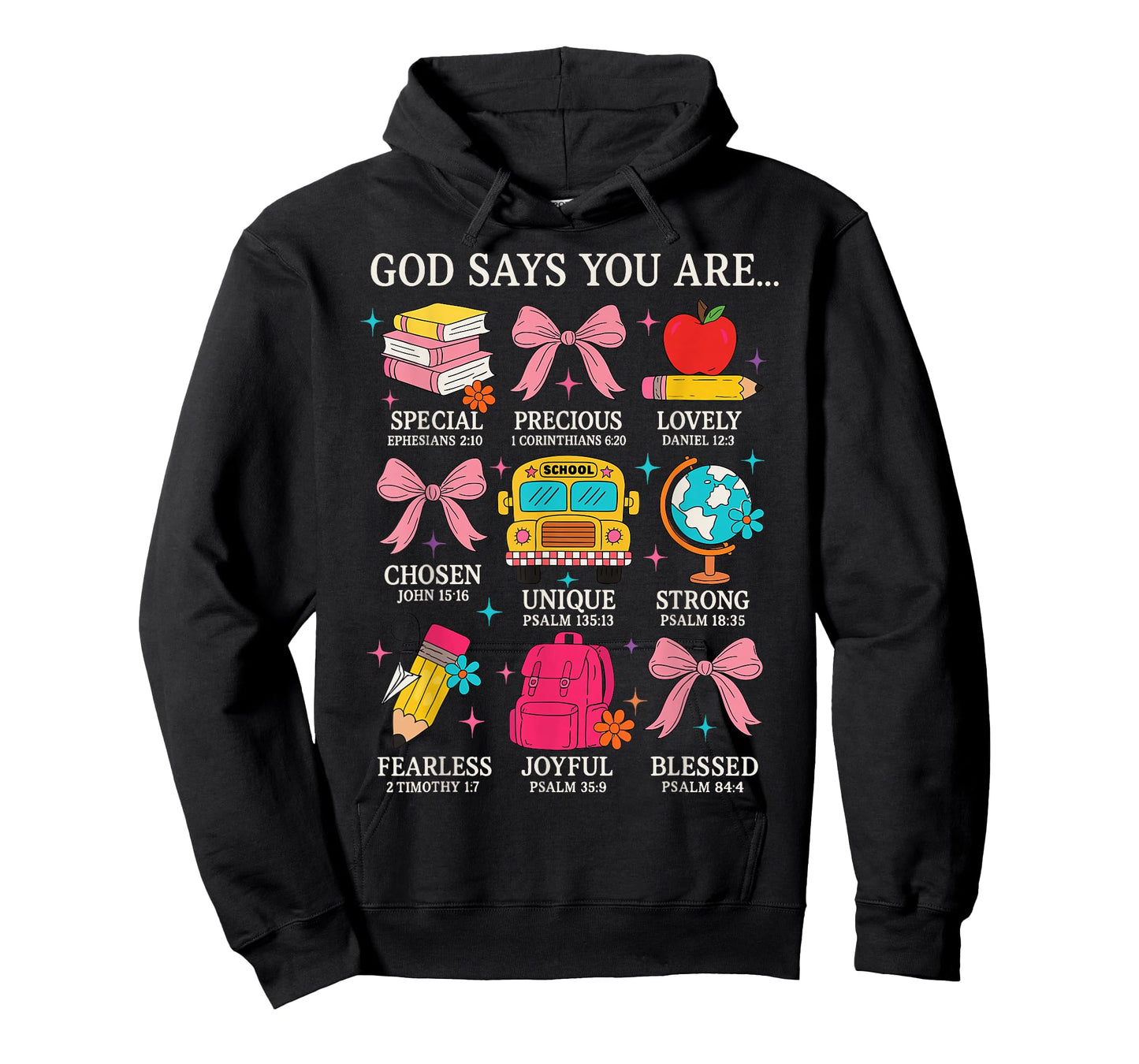 Teacher Christian God Says I Am Faith Religious Bible Verse T-Shirt