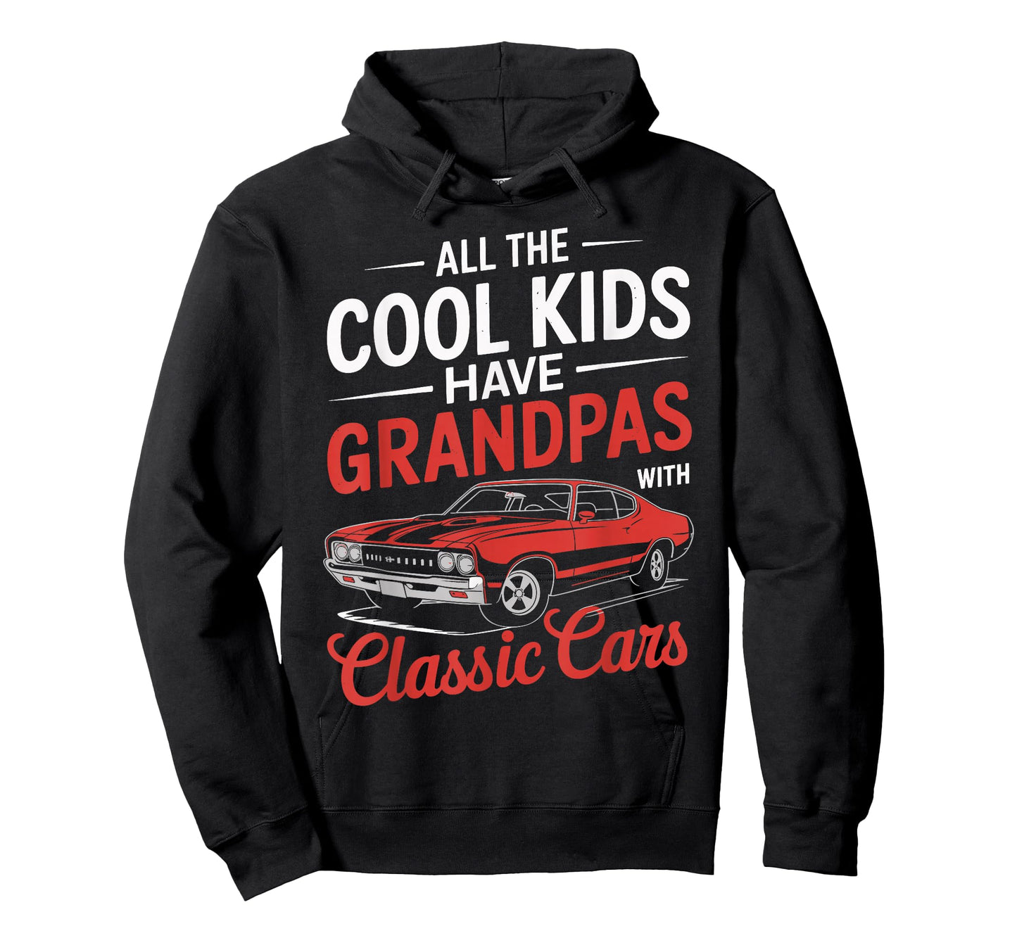 All the Cool Kids Have Grandpas with Classic Cars Vintage T-Shirt
