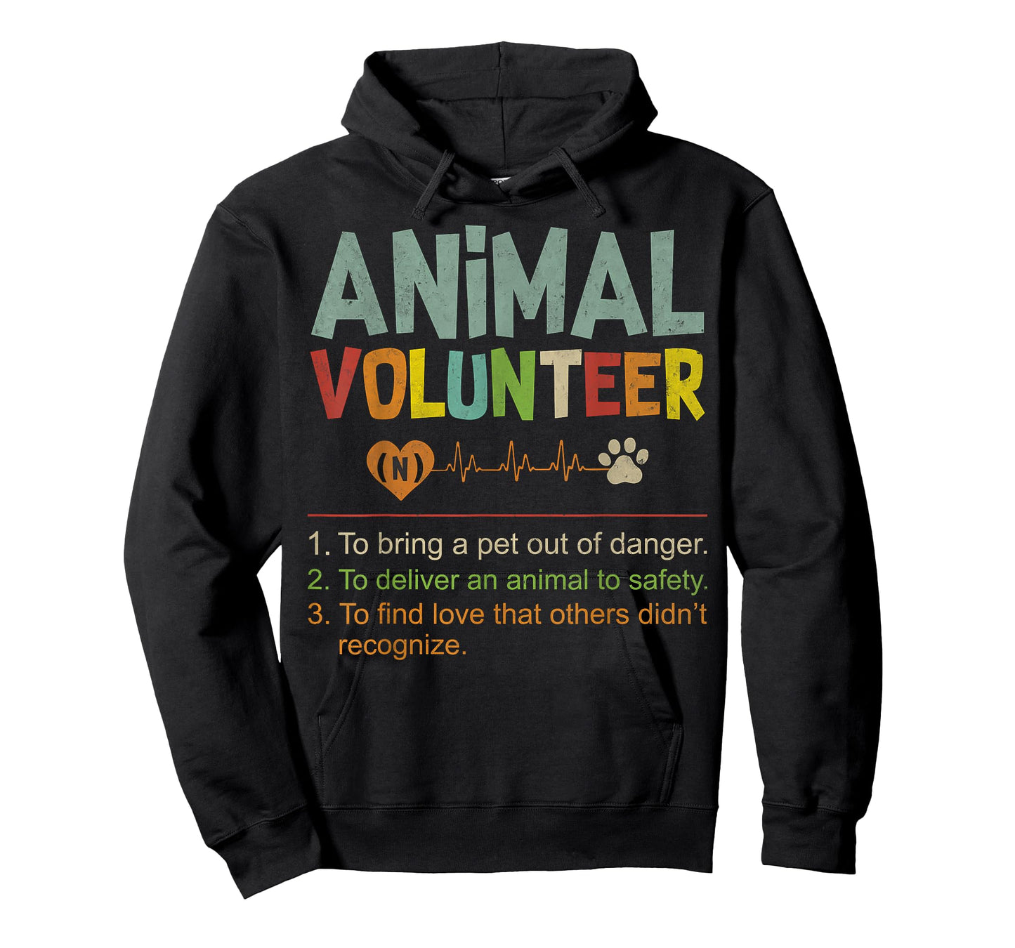 Animal Volunteer - Animal Safety Rescue Appreciation Love T-Shirt