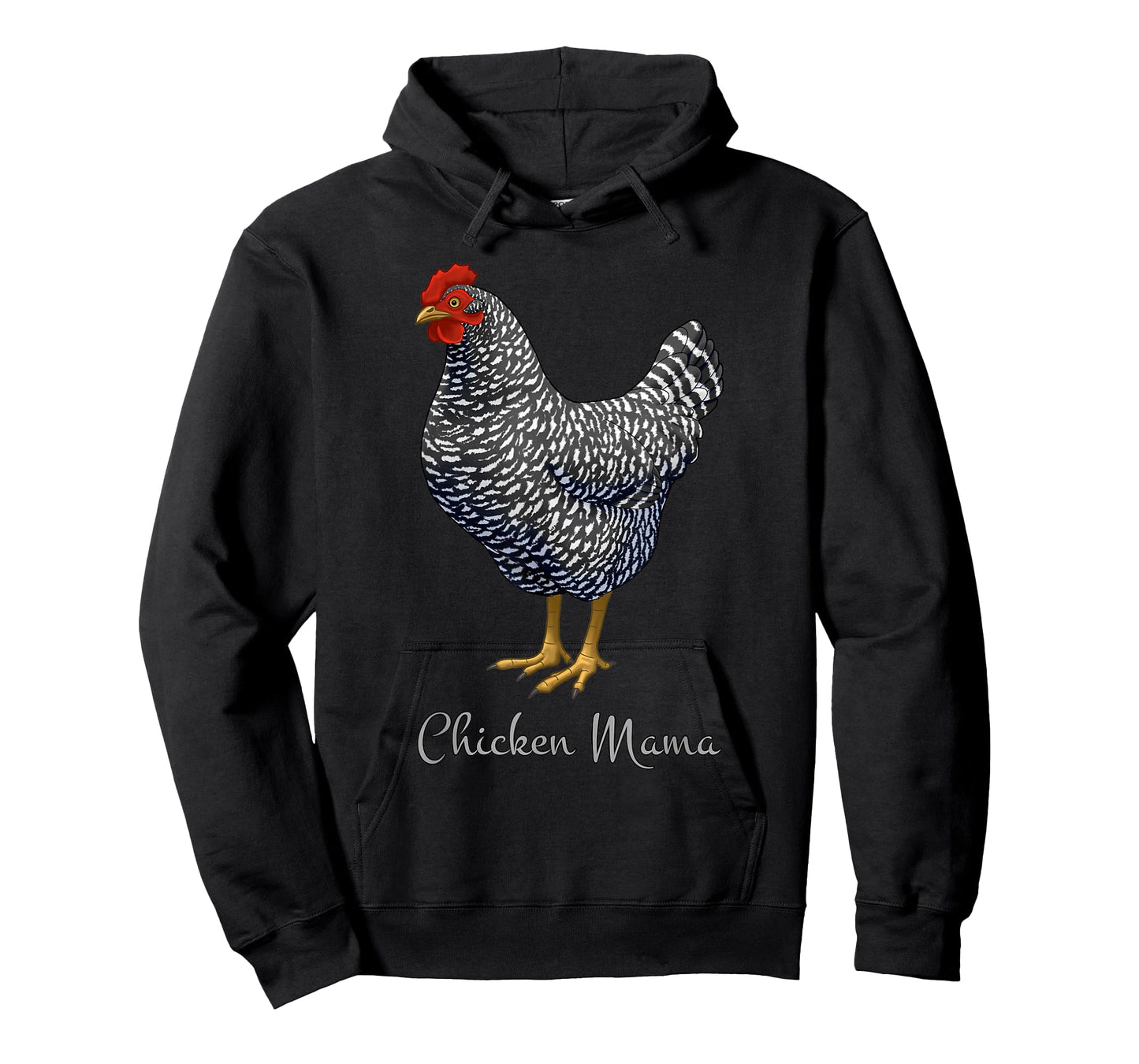 Chicken Mama Black Barred Plymouth Rock Hen Mom Bird Lovers T-Shirt