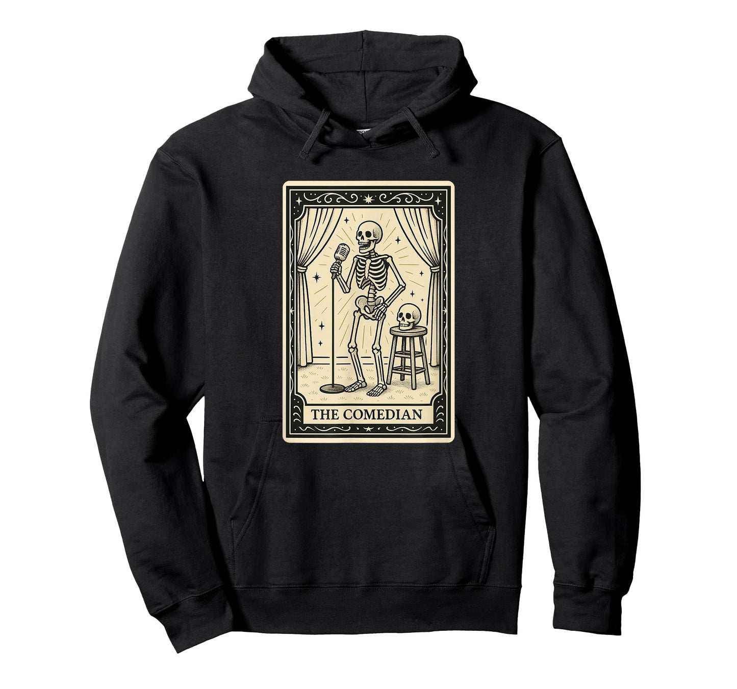 The Comedian Tarot Card - Comedy Joke Spooky Gothic Witchy T-Shirt