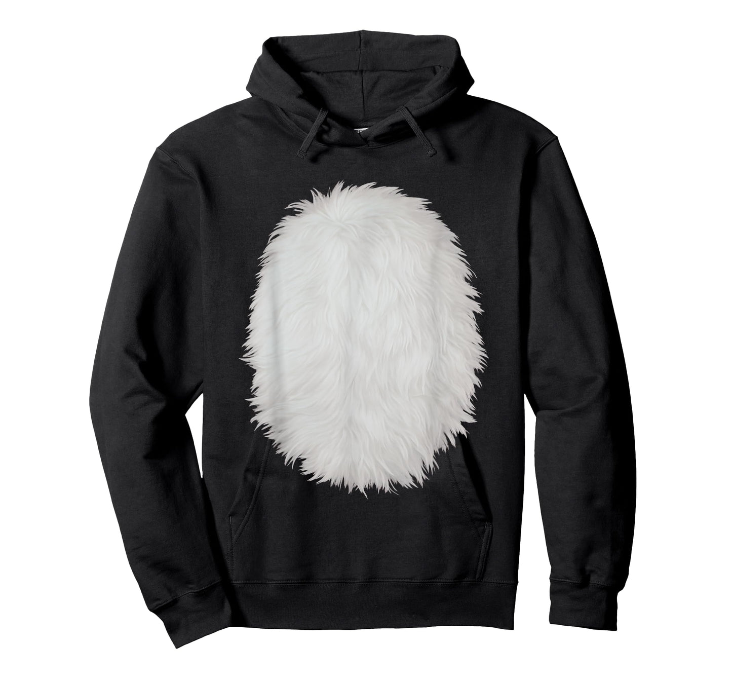 White Belly Costume DIY Cosplay Panda Bear Cat Skunk Deer T-Shirt