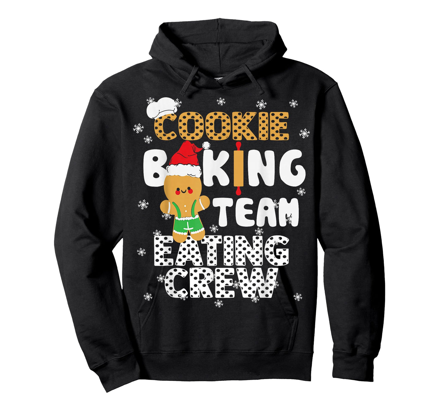 Bake Squad Christmas Cookie Baking Team Captain Eating Crew T-Shirt