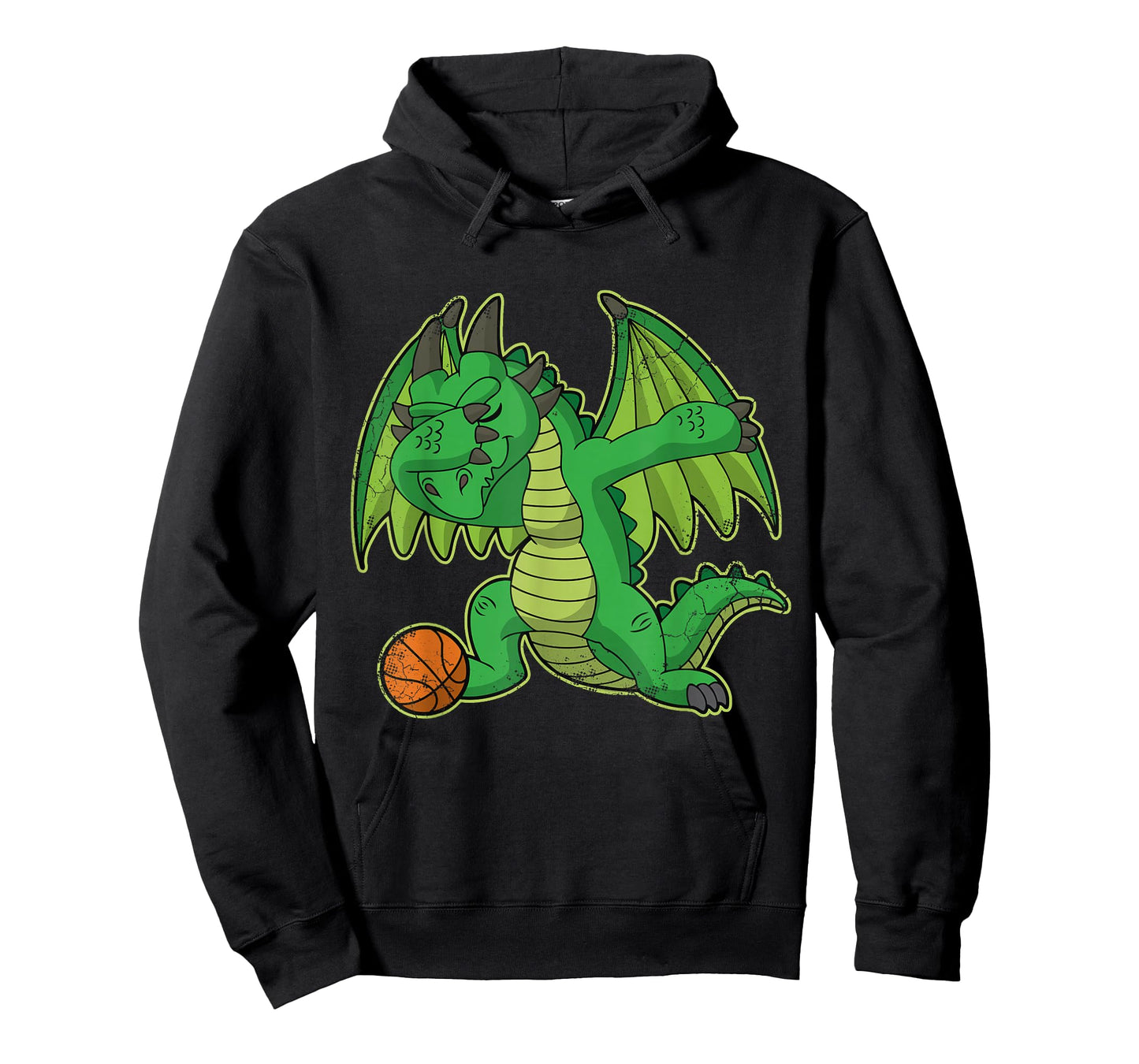 Dabbing Basketball Dragon Team Tournament Player Coach Kids T-Shirt