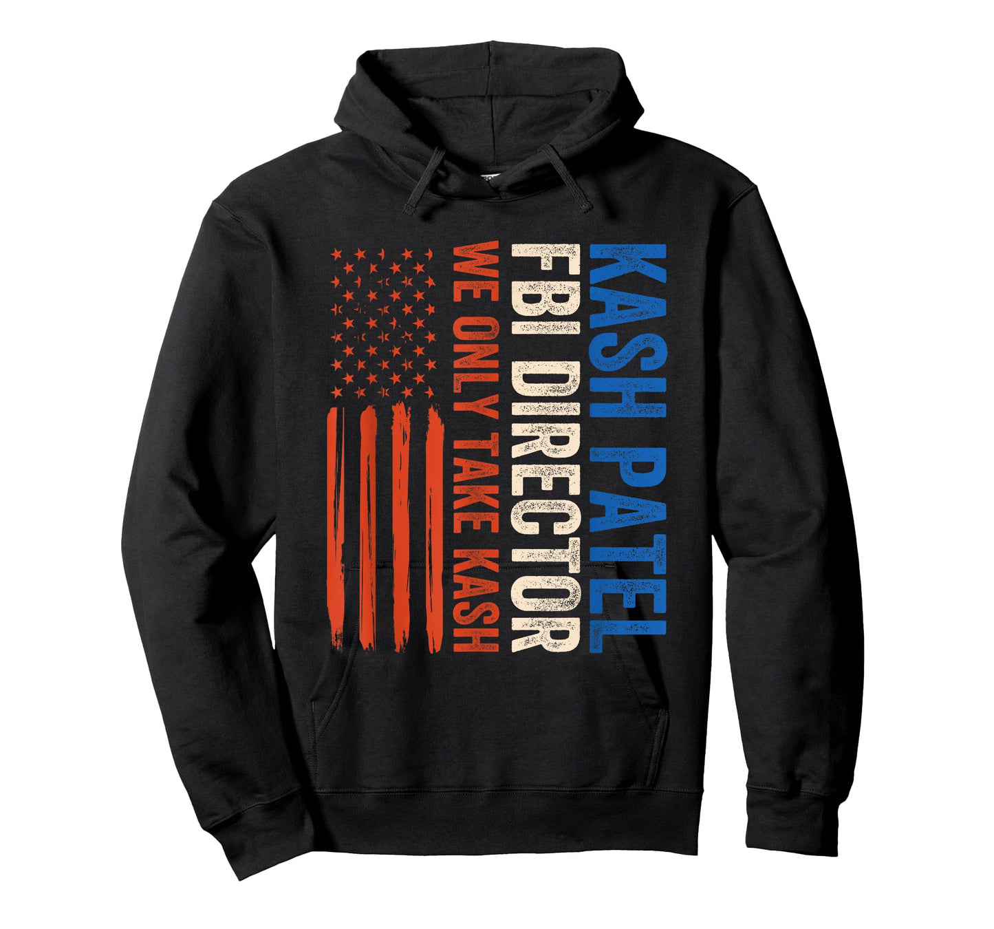 Vintage Kash Patel FBI Director American Flag T-Shirt