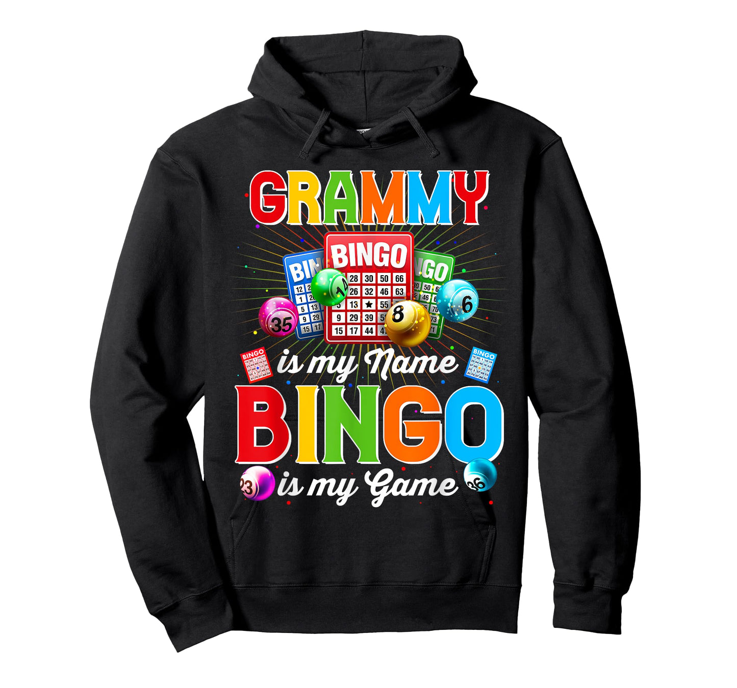 Bingo Funny Grammy Is My Name Bingo Is My Game Xmas T-Shirt