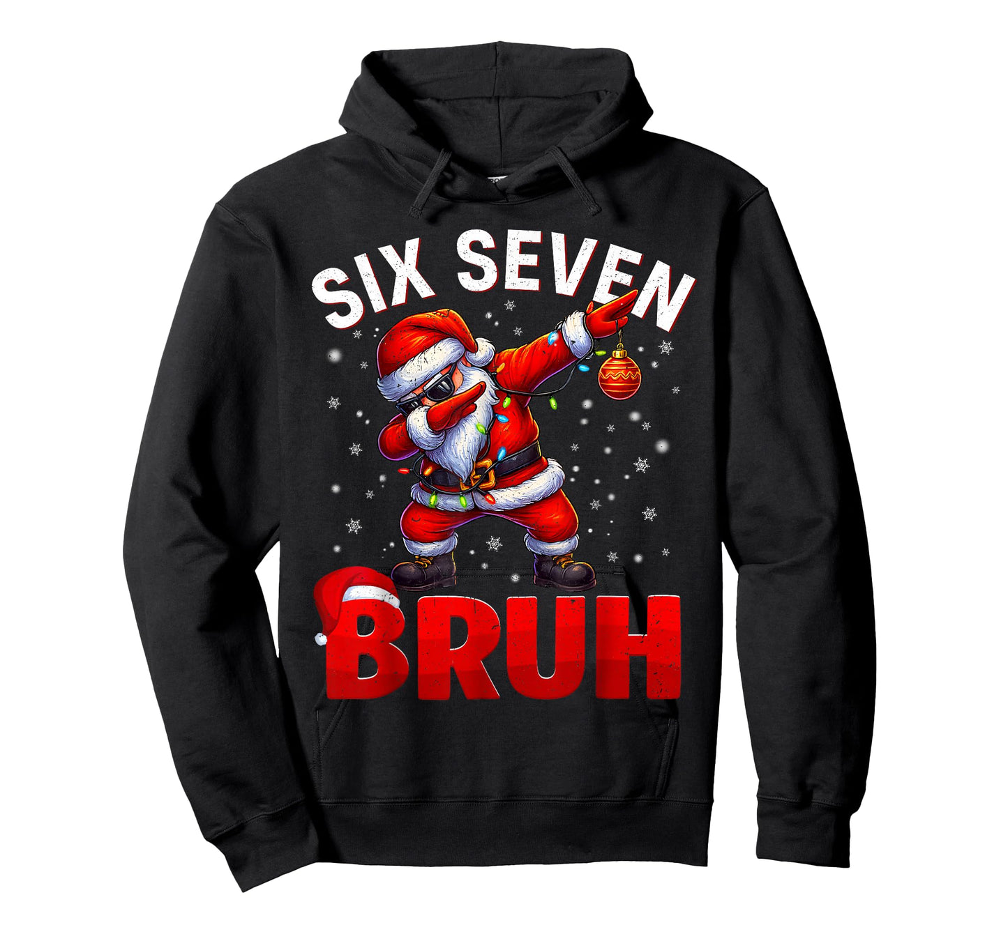 Bruh 67 Dabbing Santa Funny Meme Six Seven Christmas Costume T-Shirt