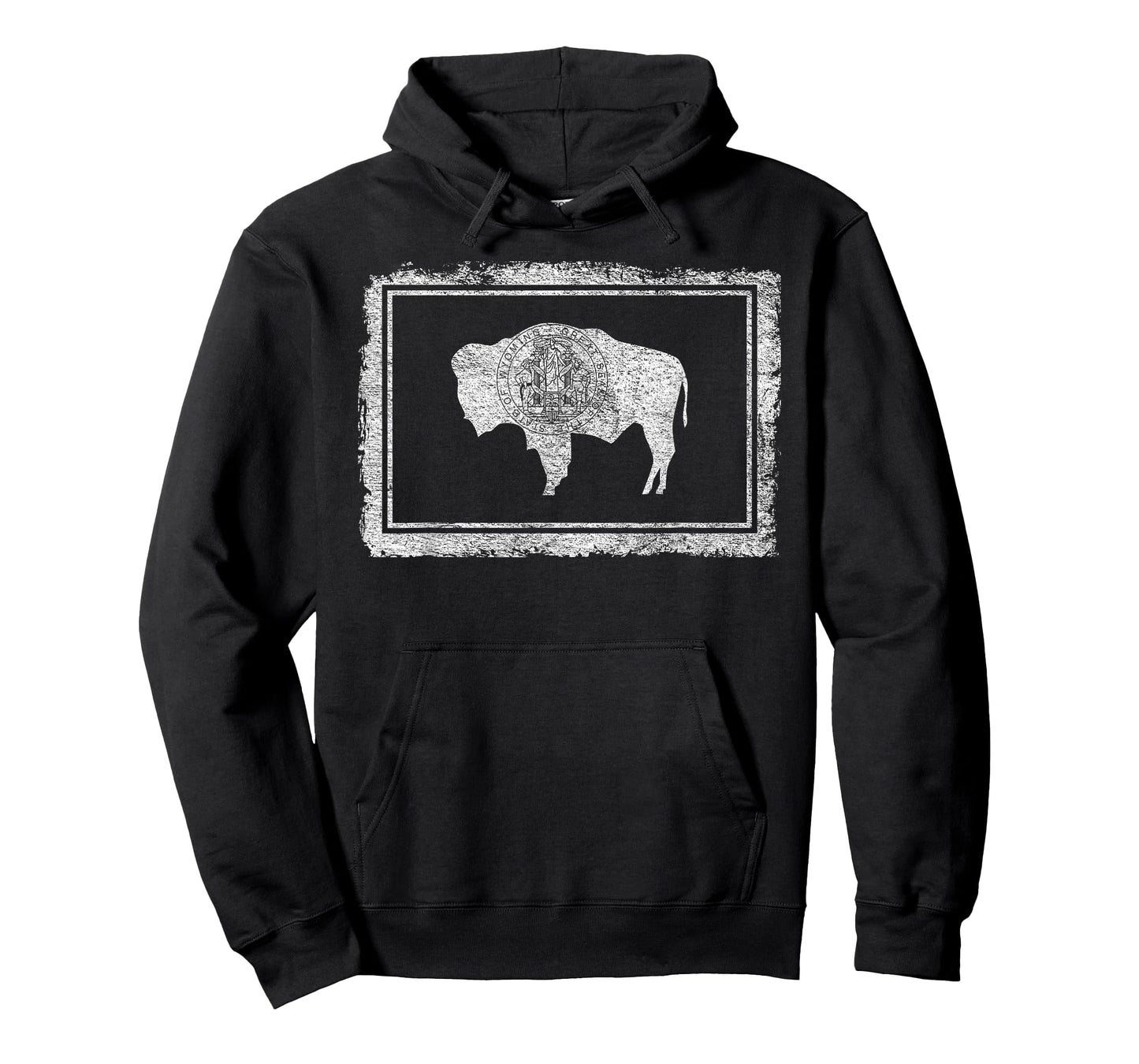 State of Wyoming Flag American Bison T-Shirt