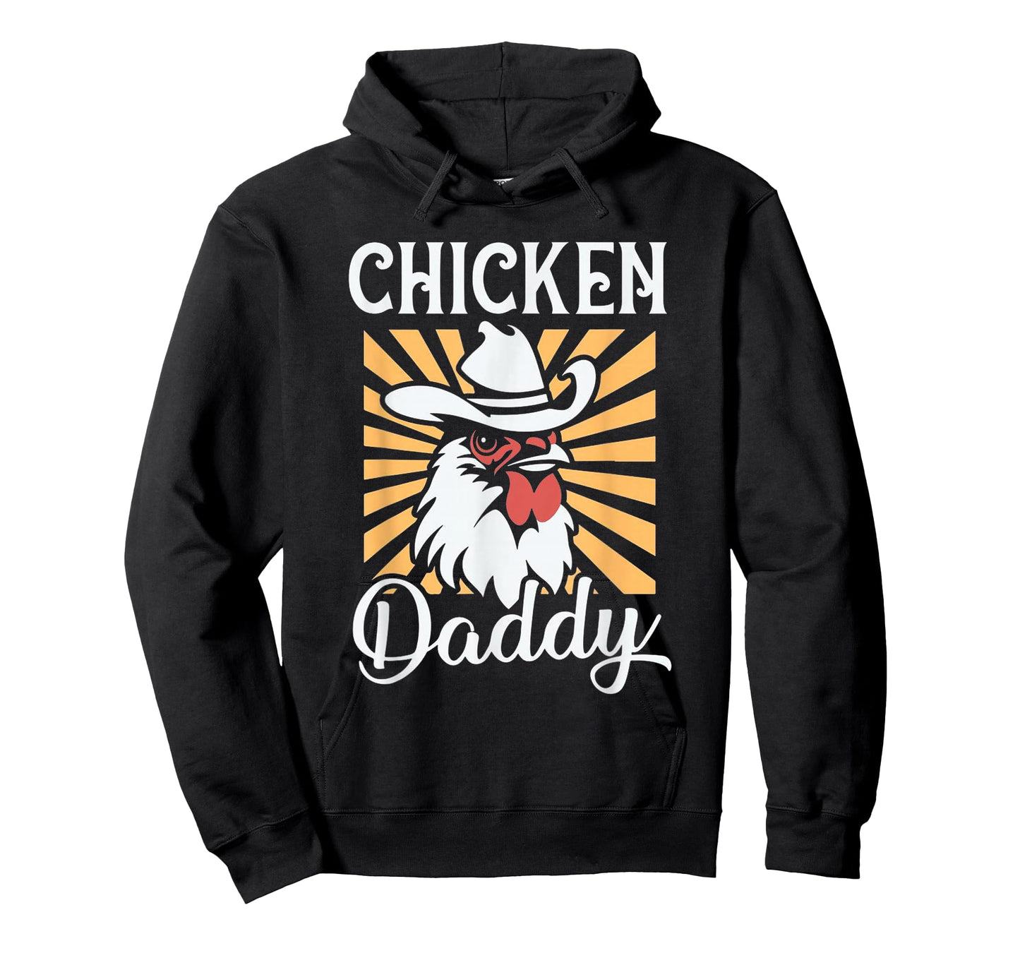 Chicken Daddy Vintage Poultry Farmer Funny Fathers Day Mens T-Shirt