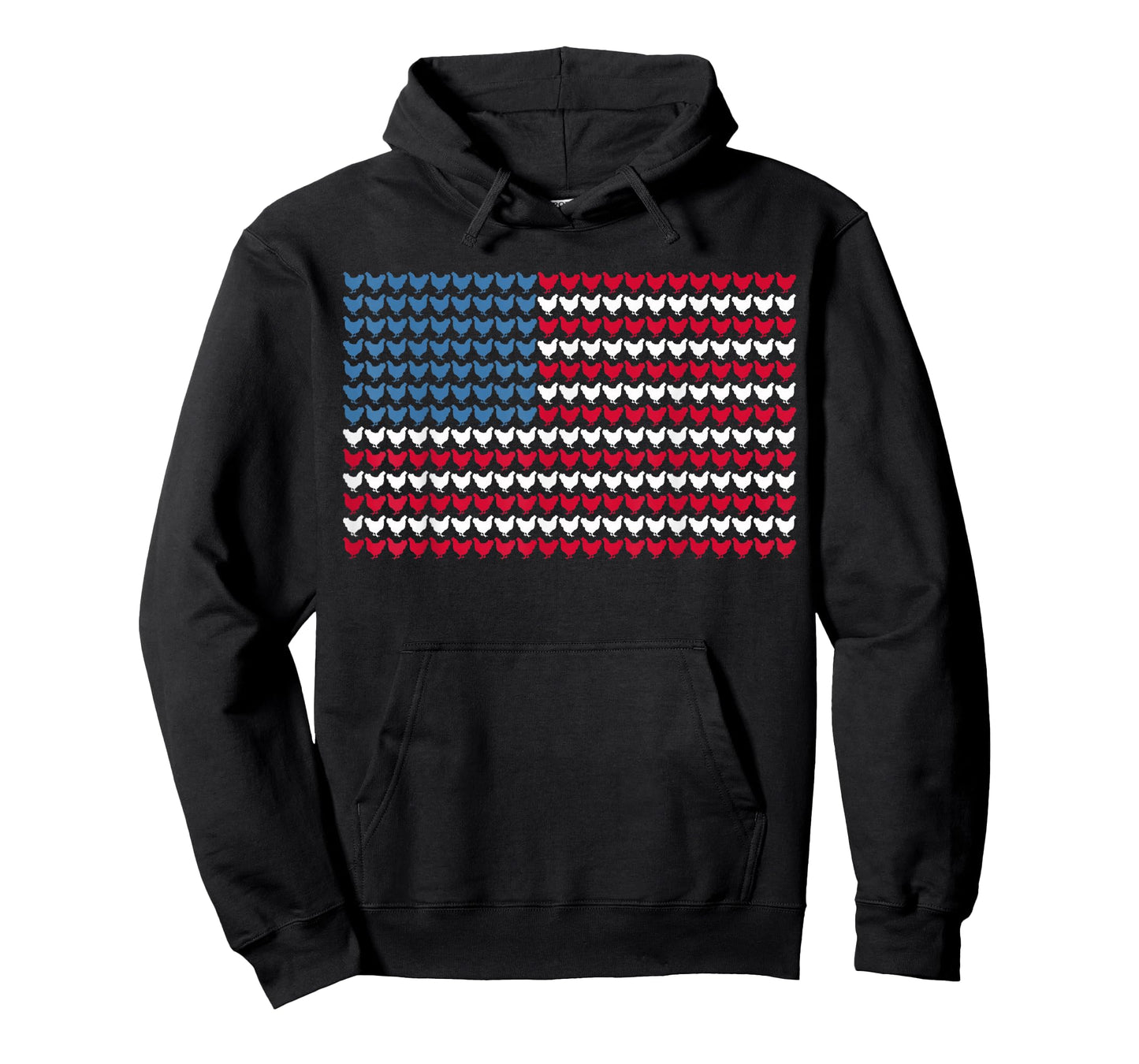 Chicken Patriotic Farmers 4th Of July Chicken American Flag T-Shirt for Women Kids Men