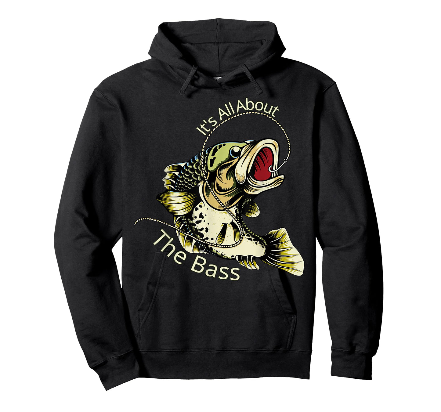 It's All About The Bass Fisherman Fishing Gift T-Shirt