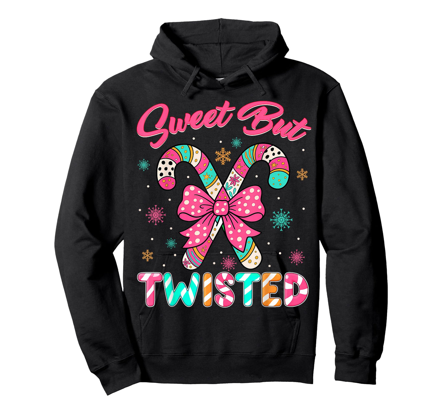 Sweet But Twisted Cute Xmas Candy Cane Christmas T-Shirt