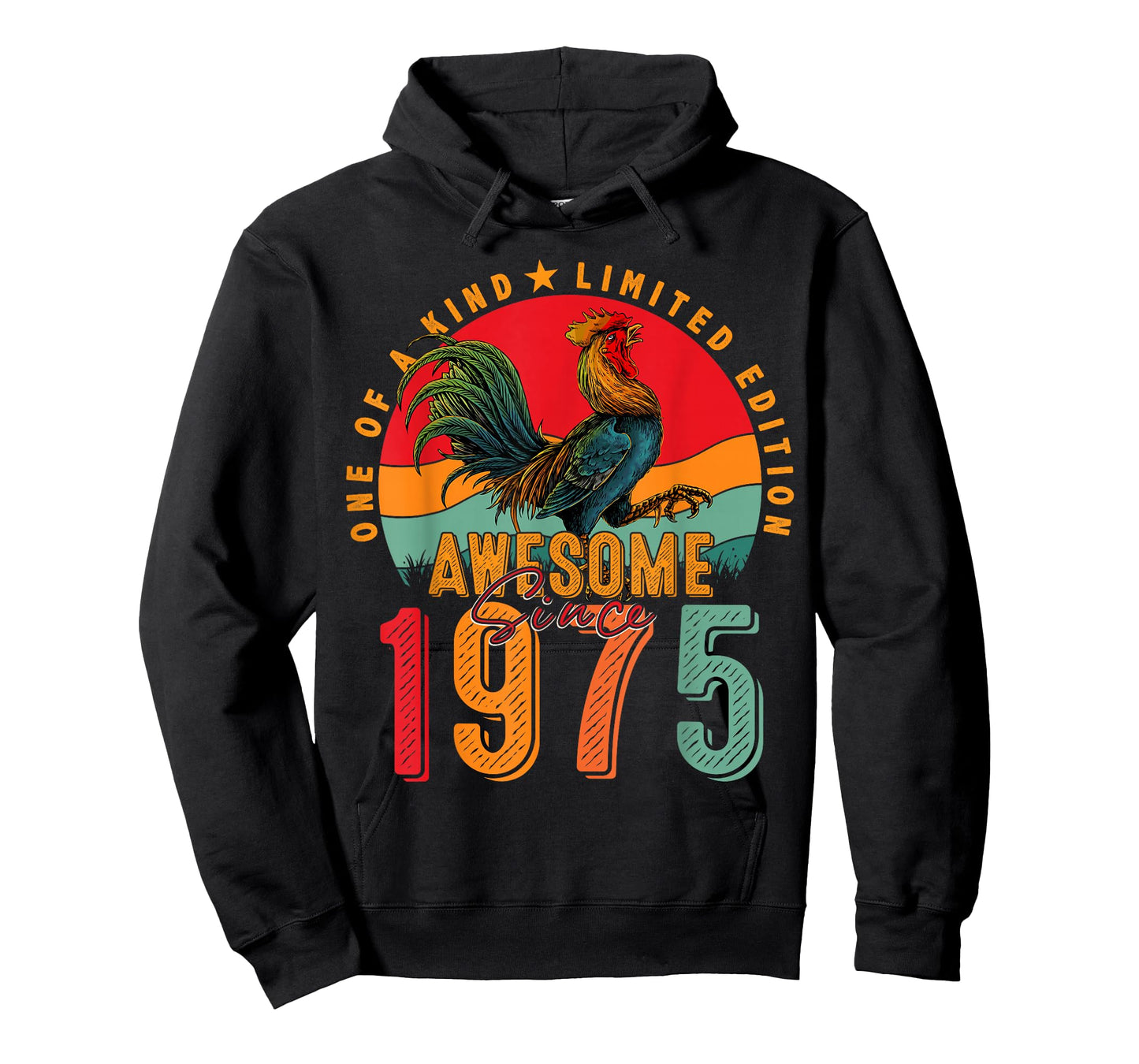 50th Birthday Chicken Awesome Since 1975 Farmer 50 Years Old T-Shirt