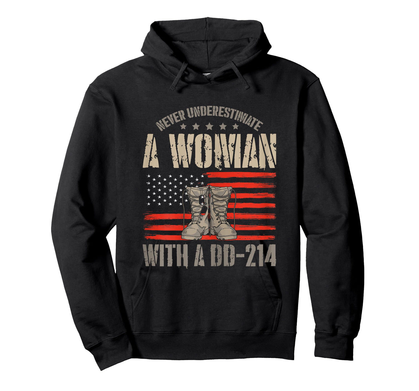 Veteran's Day A Woman with A Dd-214 Female Veteran T-Shirt