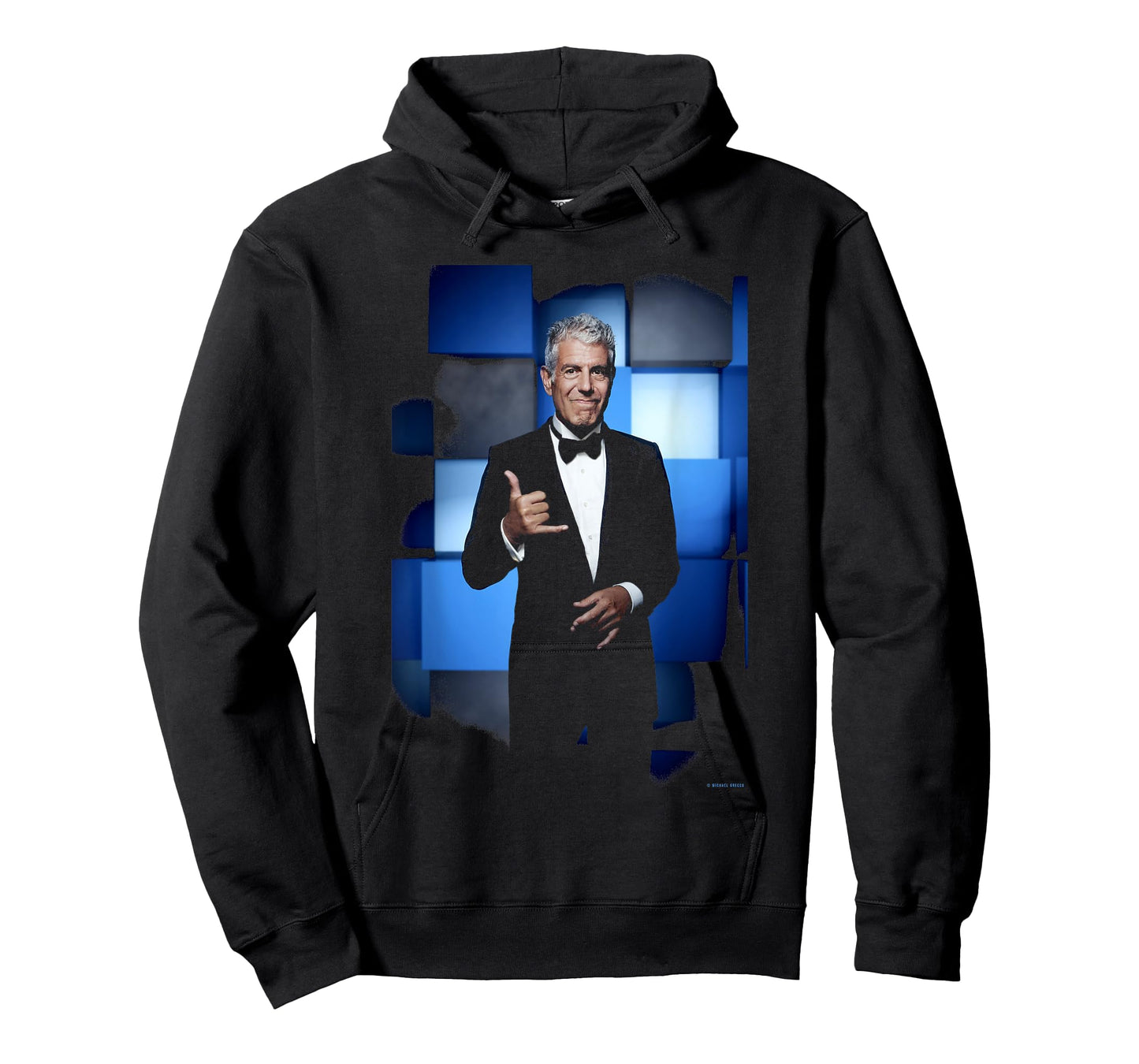 Chef Anthony Bourdain At The Emmys By Michael Grecco T-Shirt