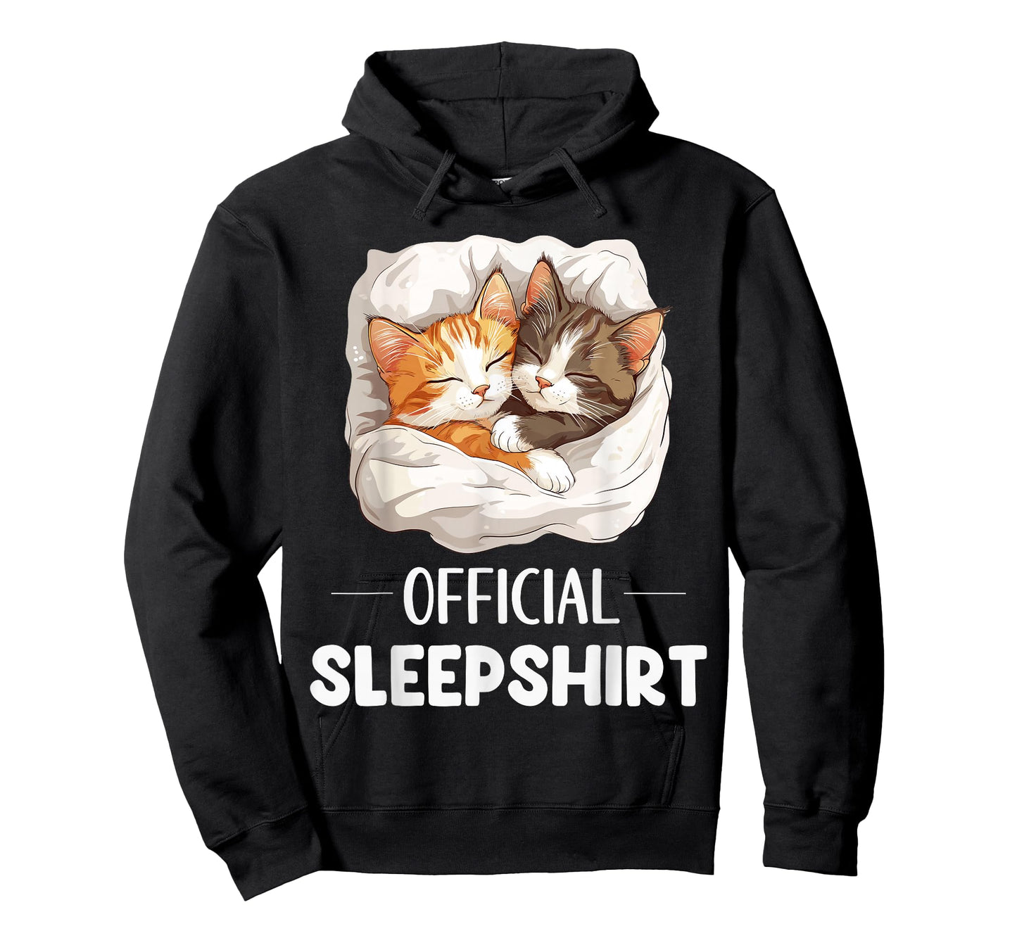 Official Sleepshirt Cute Sleeping Cat Animal Lovers Pajama T-Shirt