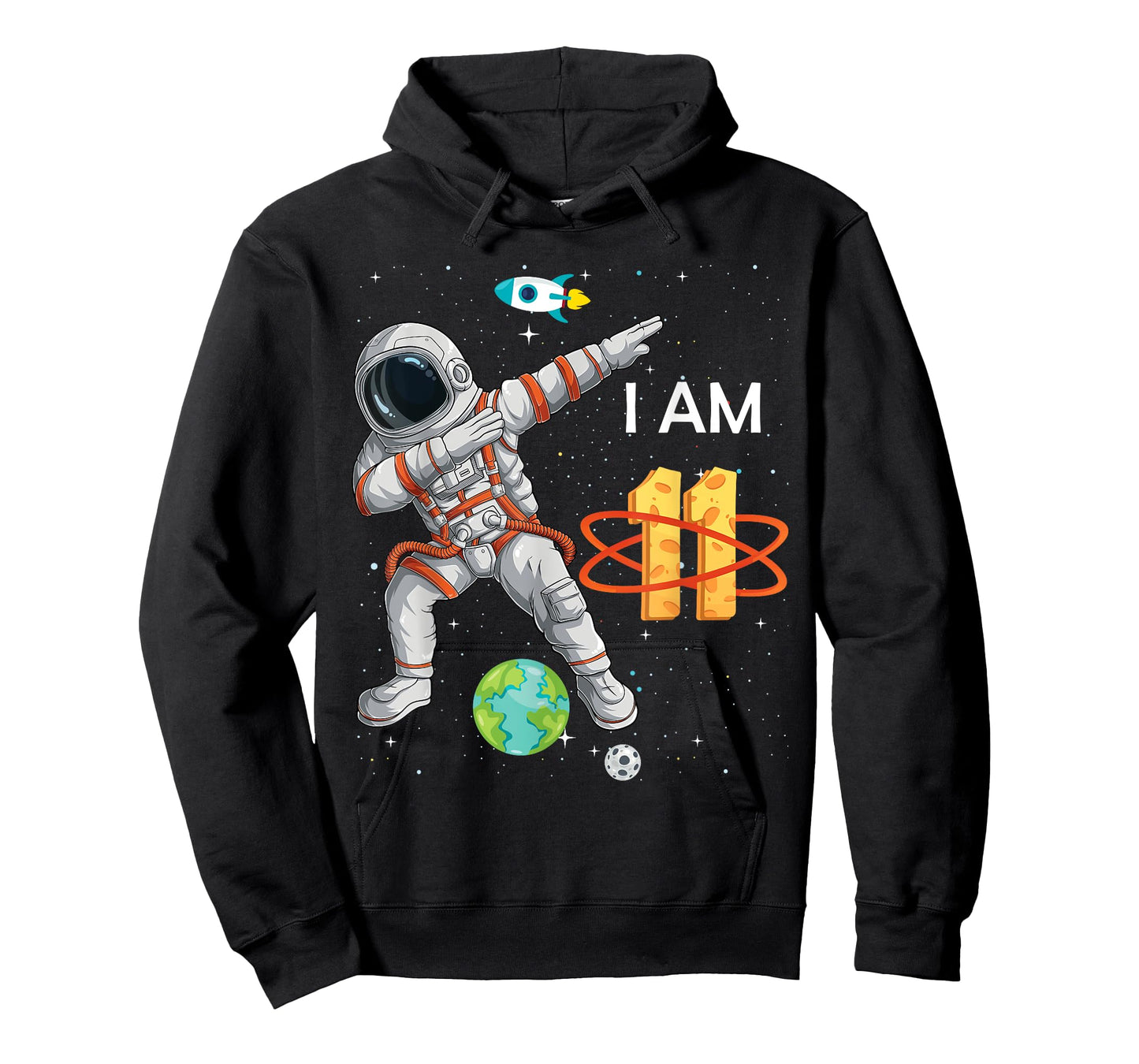 11 Years Old Birthday Boy Astronaut Space 11th B-Day T-Shirt