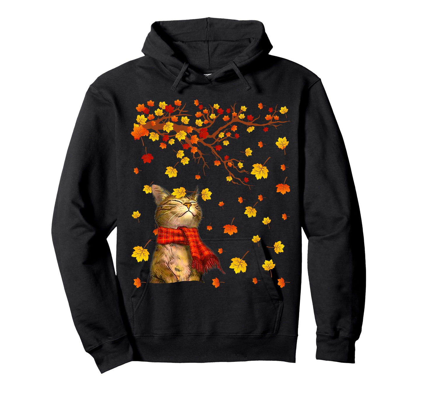 Cute Cat Kitty Kitten Paw Lover Autumn Fall Season present T-Shirt