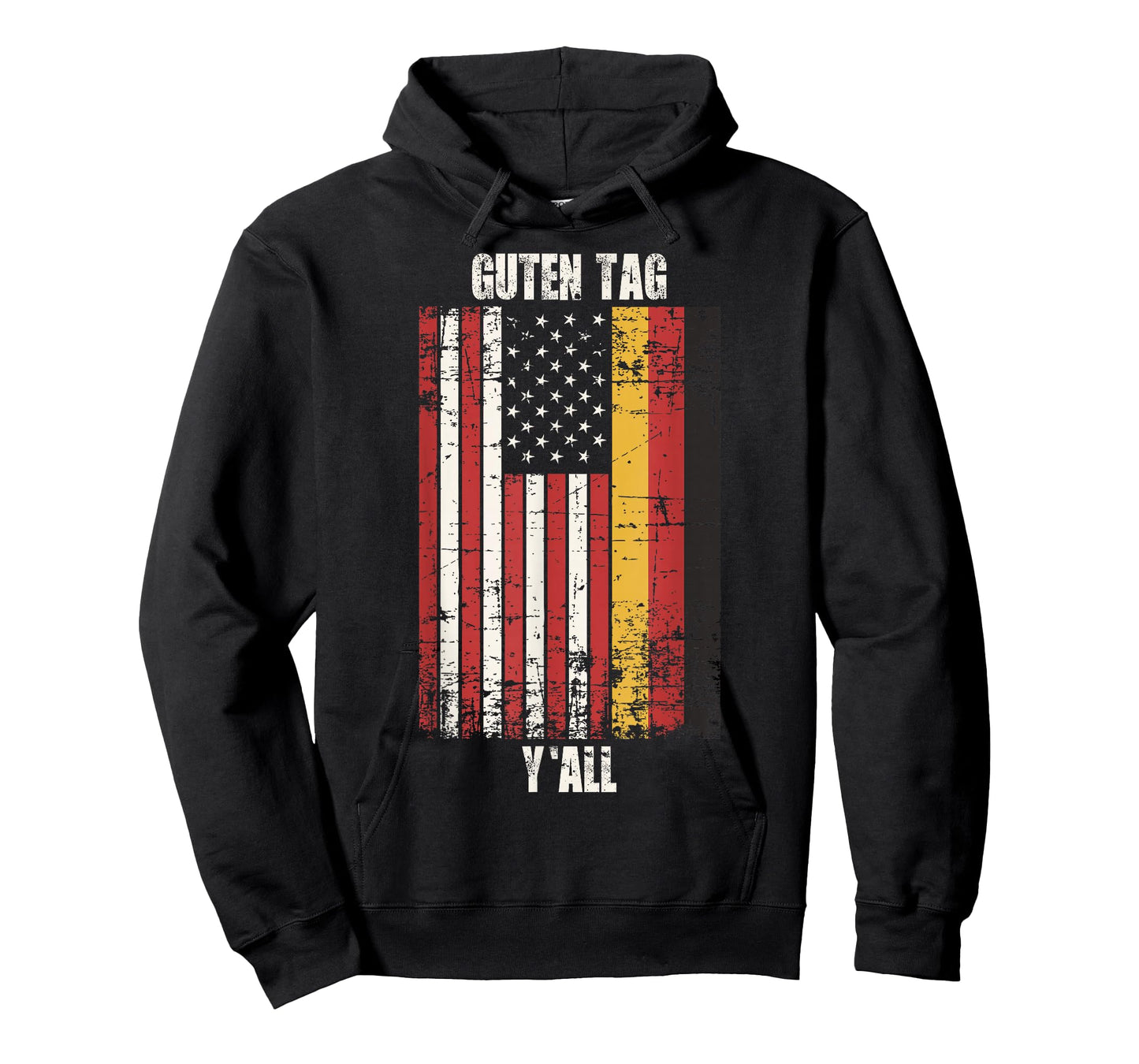 Patriotic Vintage German American Flag Guten Tag Y'all T-Shirt