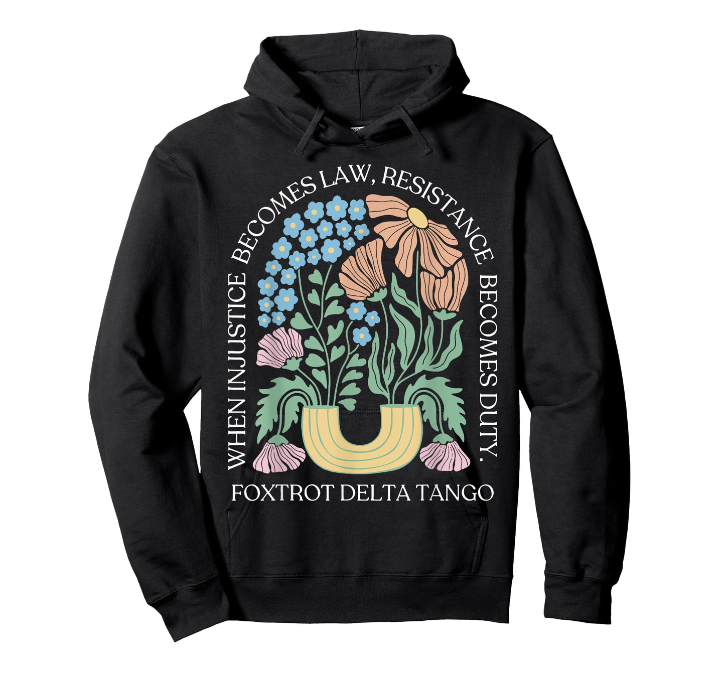 When Injustice Becomes Law Resistance Becomes Duty Floral T-Shirt