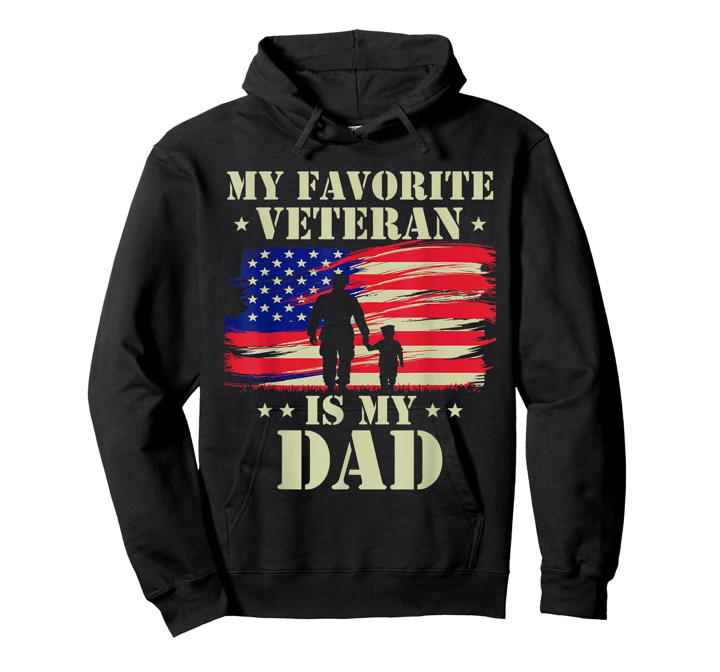 Father Veterans Day My Favorite Veteran is My Dad Proud Kids T-Shirt