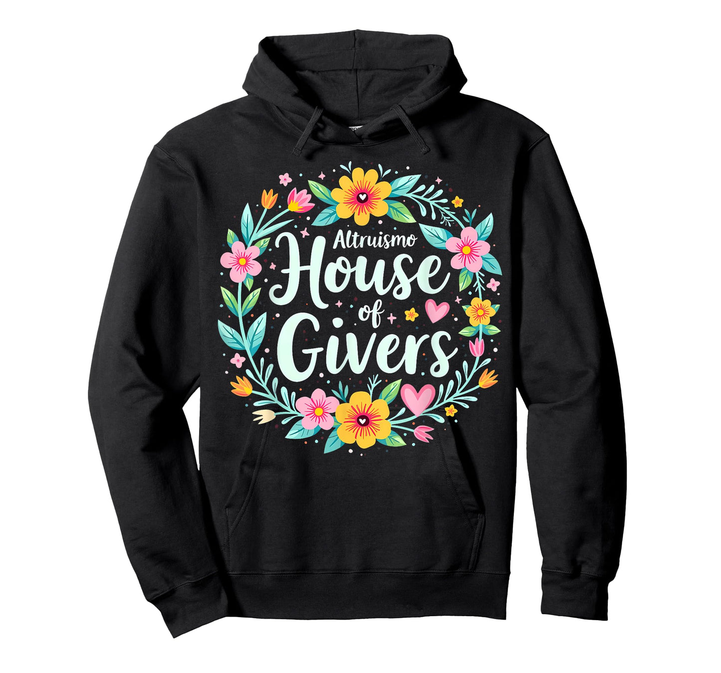 Altruismo House of Givers RCA School Flowers Wreath T-Shirt