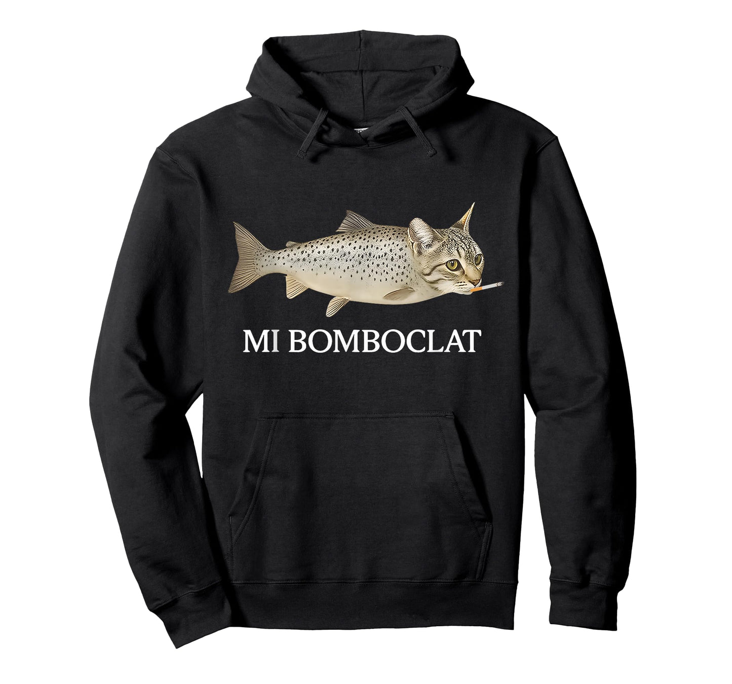 Bomboclat Fish Cat Meme Mi Bomboclat Silly Stupid Brainrot T-Shirt