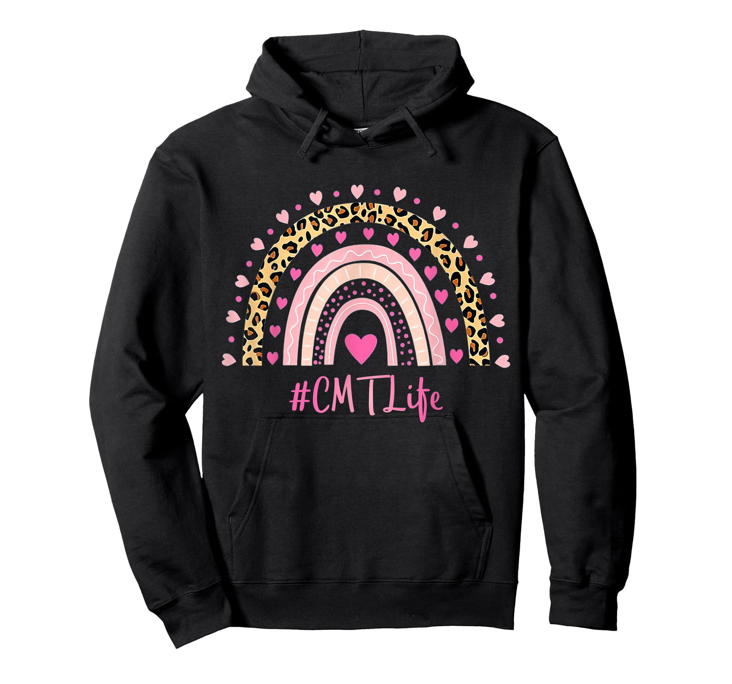 CMT Nurse Leopard Print Boho Rainbow NURSE'S WEEK T-Shirt