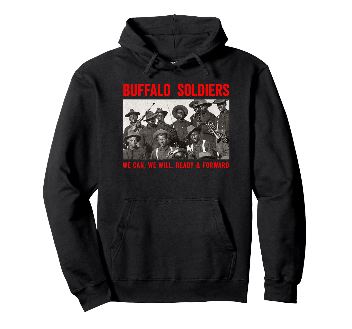 Buffalo Soldiers 9th and 10th Cavalry African American Heros T-Shirt Small