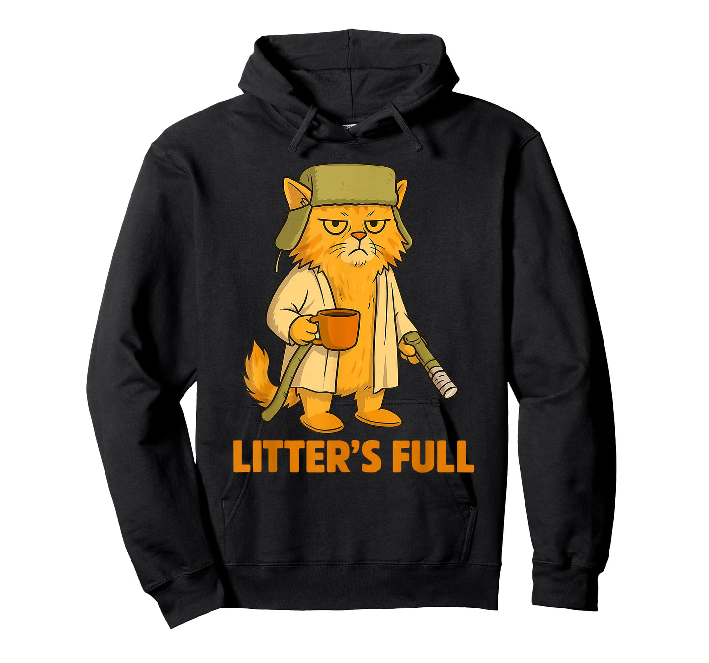 Litter's Full Christmas Cat, Funny Christmas Kitty Vacation T-Shirt