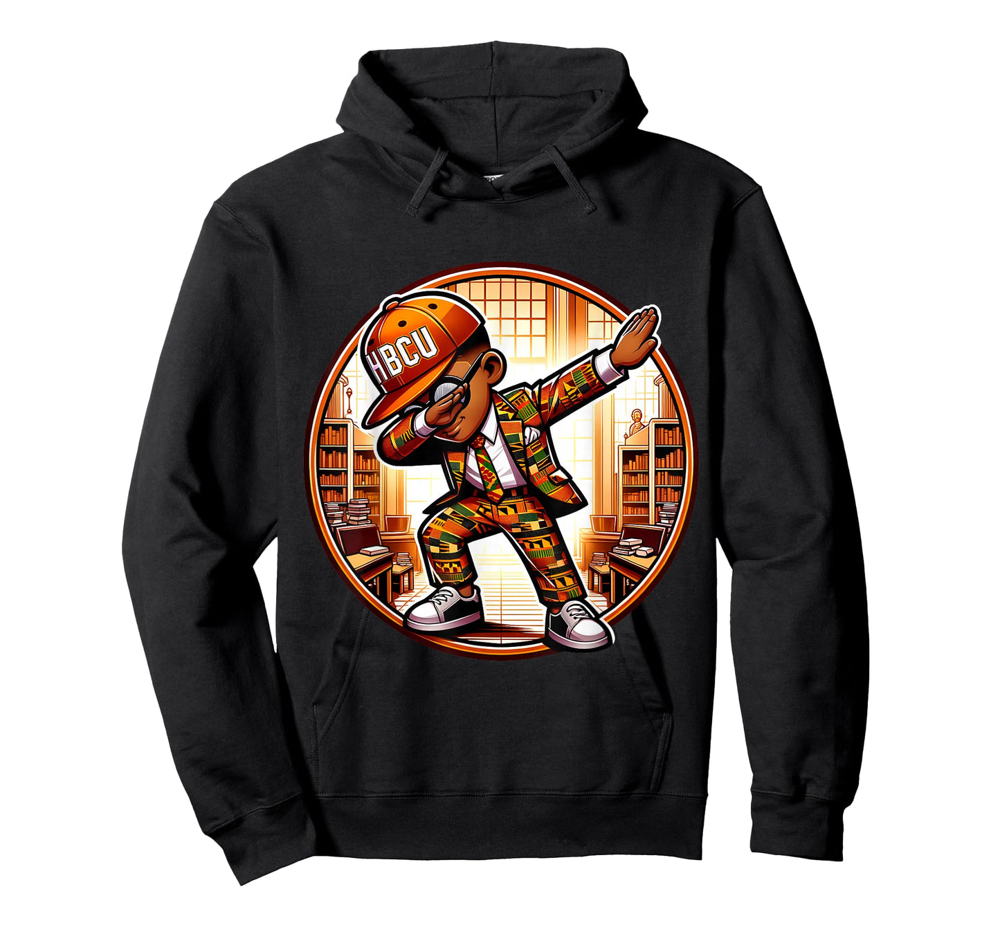Future HBCU Grad Dabbing Black History Apparel Men Kids BHM T-Shirt