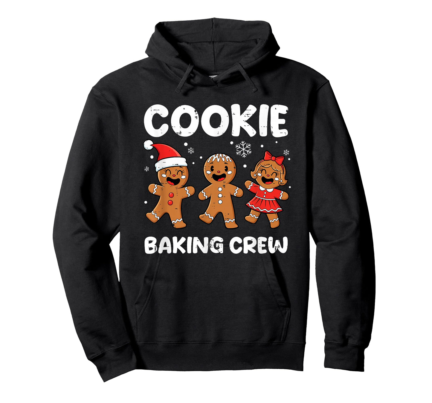 Cookie Baking Crew Gingerbread Family Christmas Kids Girls T-Shirt