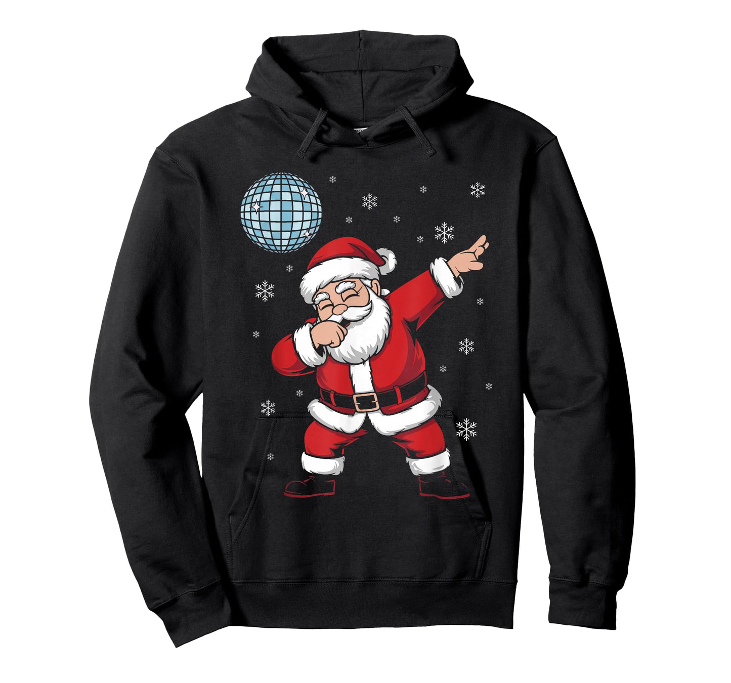 Christmas Disco Ball Dabbing Disco Santa T-Shirt