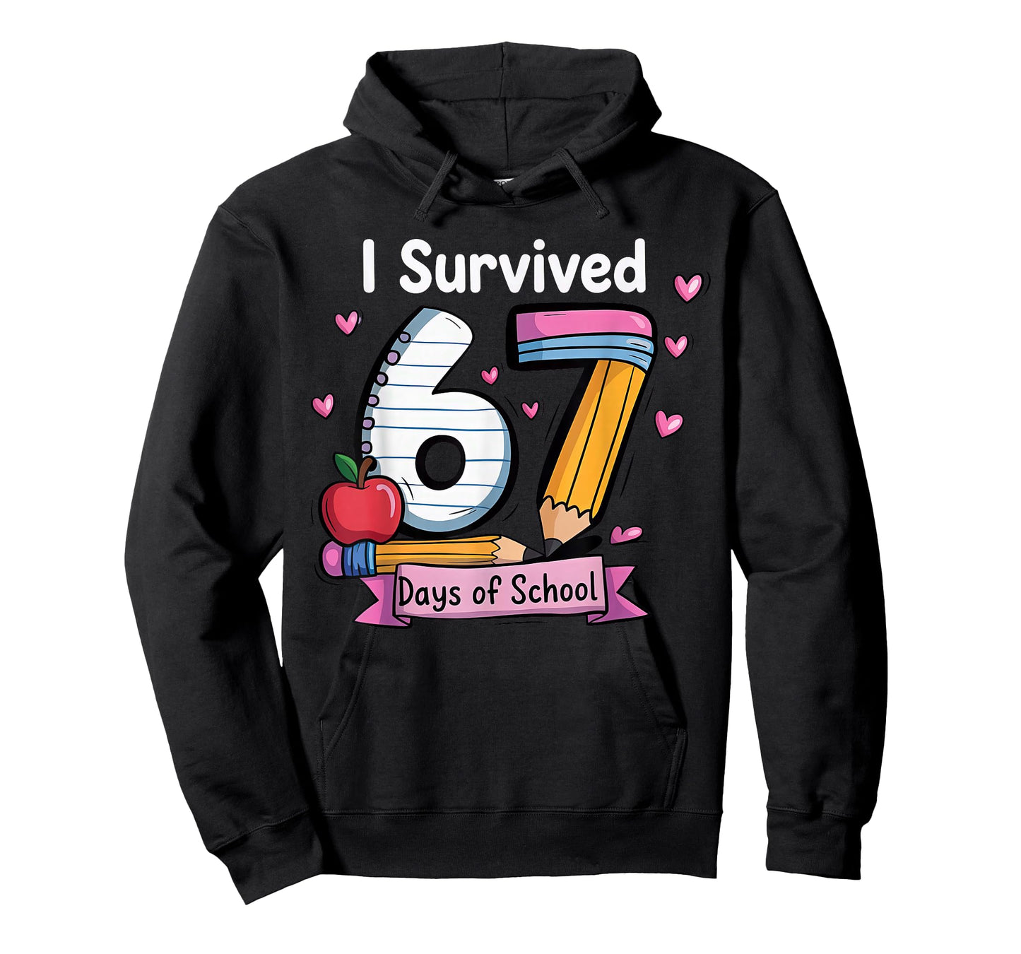 I Survived 67 Days of School Teacher Student Six Seven Meme T-Shirt